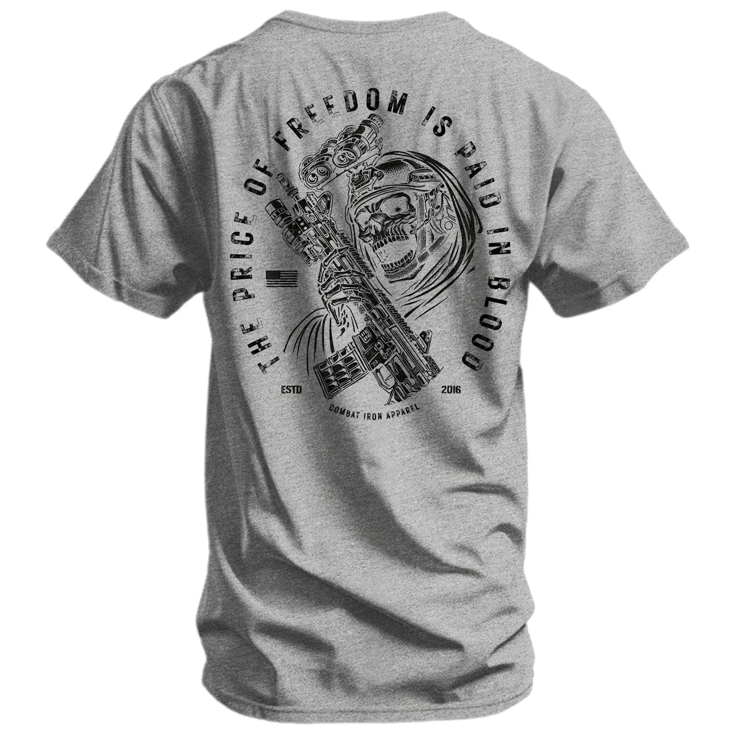 The Price Of Freedom Men's T-Shirt - Combat Iron Apparel Co.
