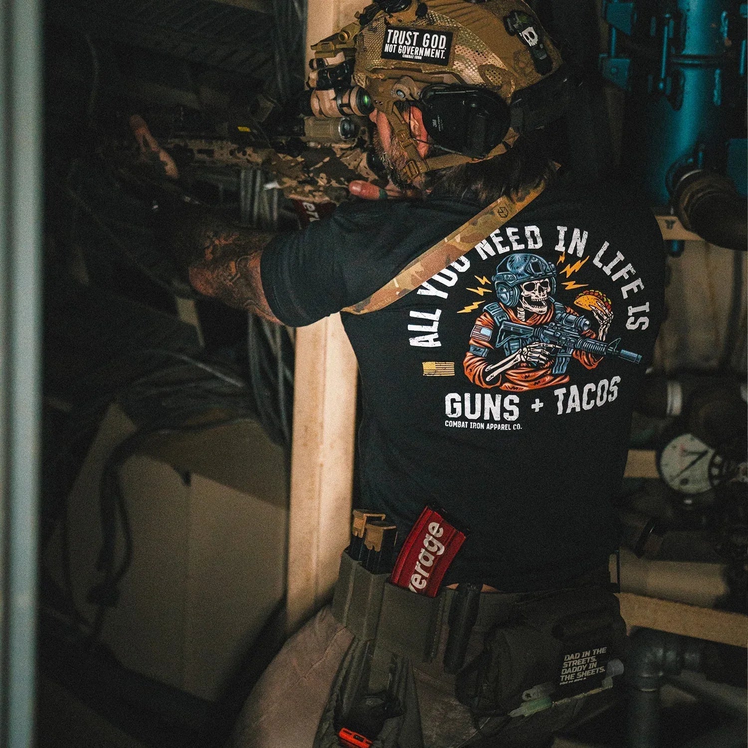 All you need in life is Tacos Men's T-Shirt - Combat Iron Apparel Co.