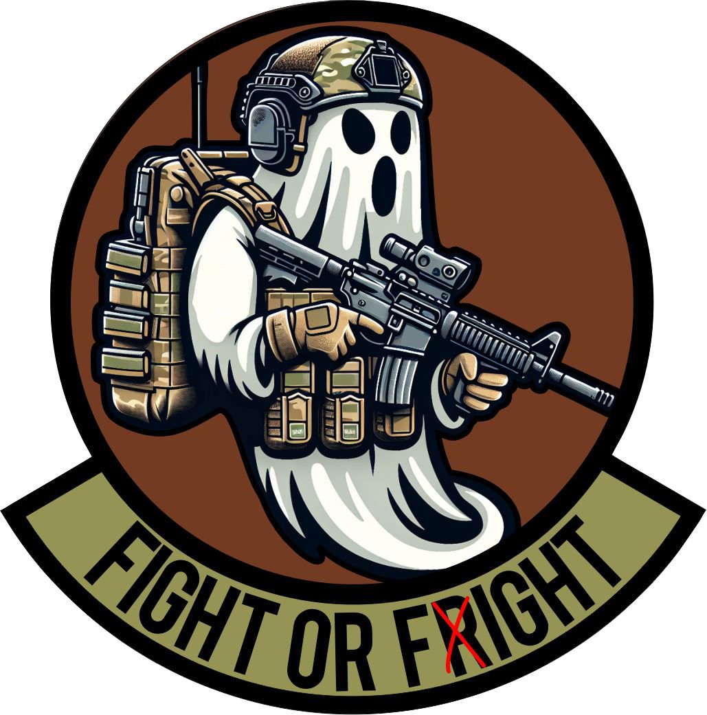 STICKER - October 2024 POTM - Jasper - "Fight or Fright"  -  3" Sticker