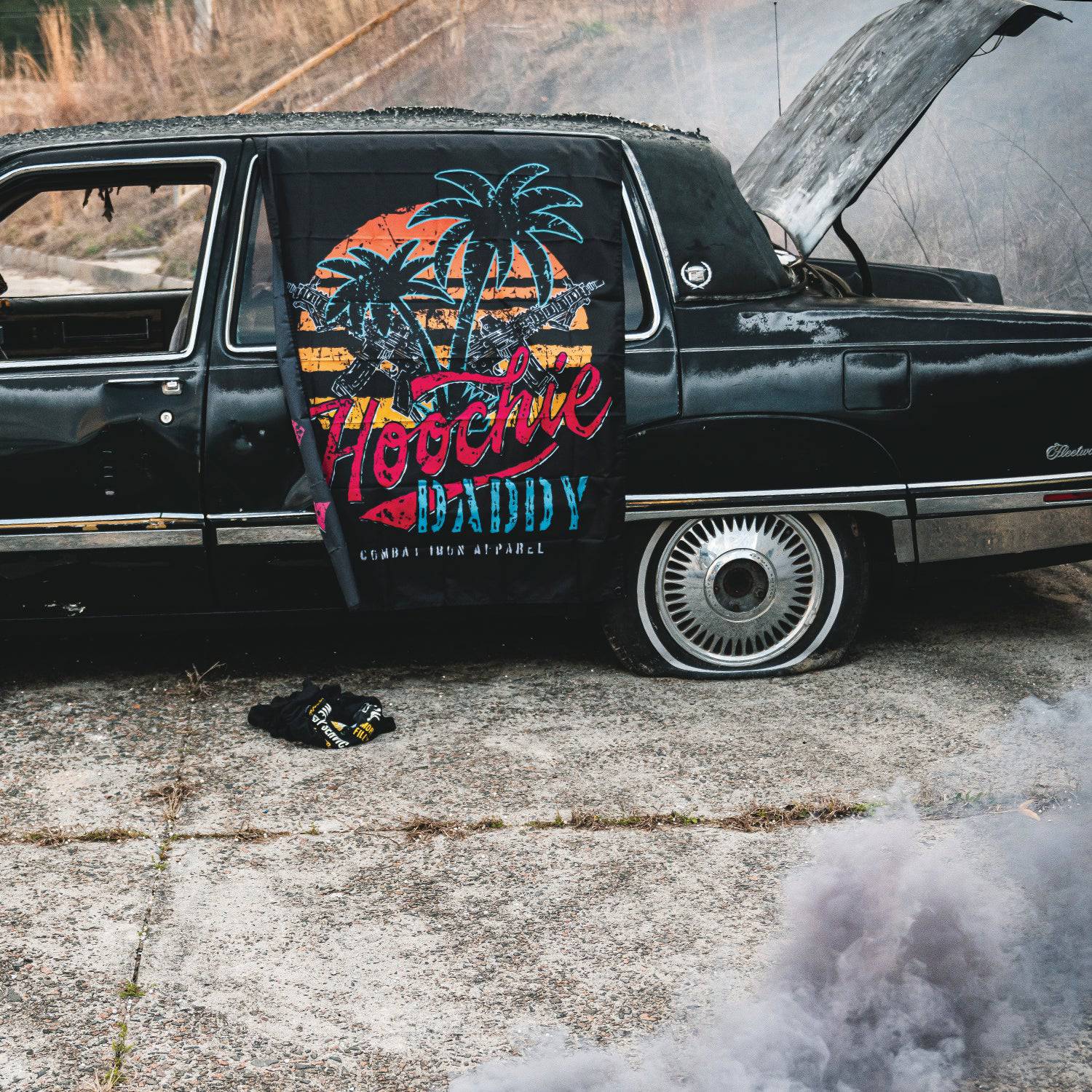 Hooch Daddy 3' X 5' Wall Flag  - Combat Iron Apparel Co.