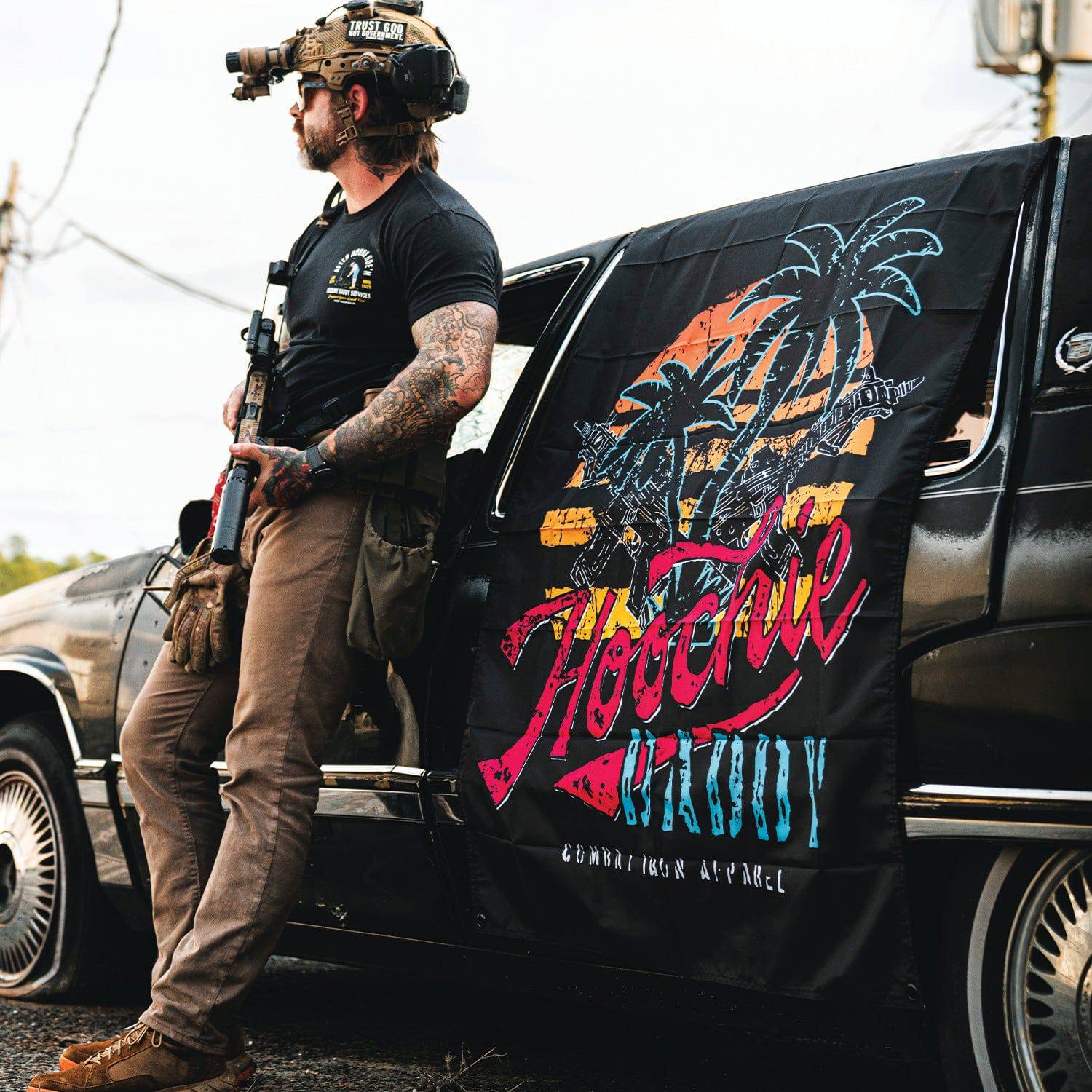 Hooch Daddy 3' X 5' Wall Flag  - Combat Iron Apparel Co.
