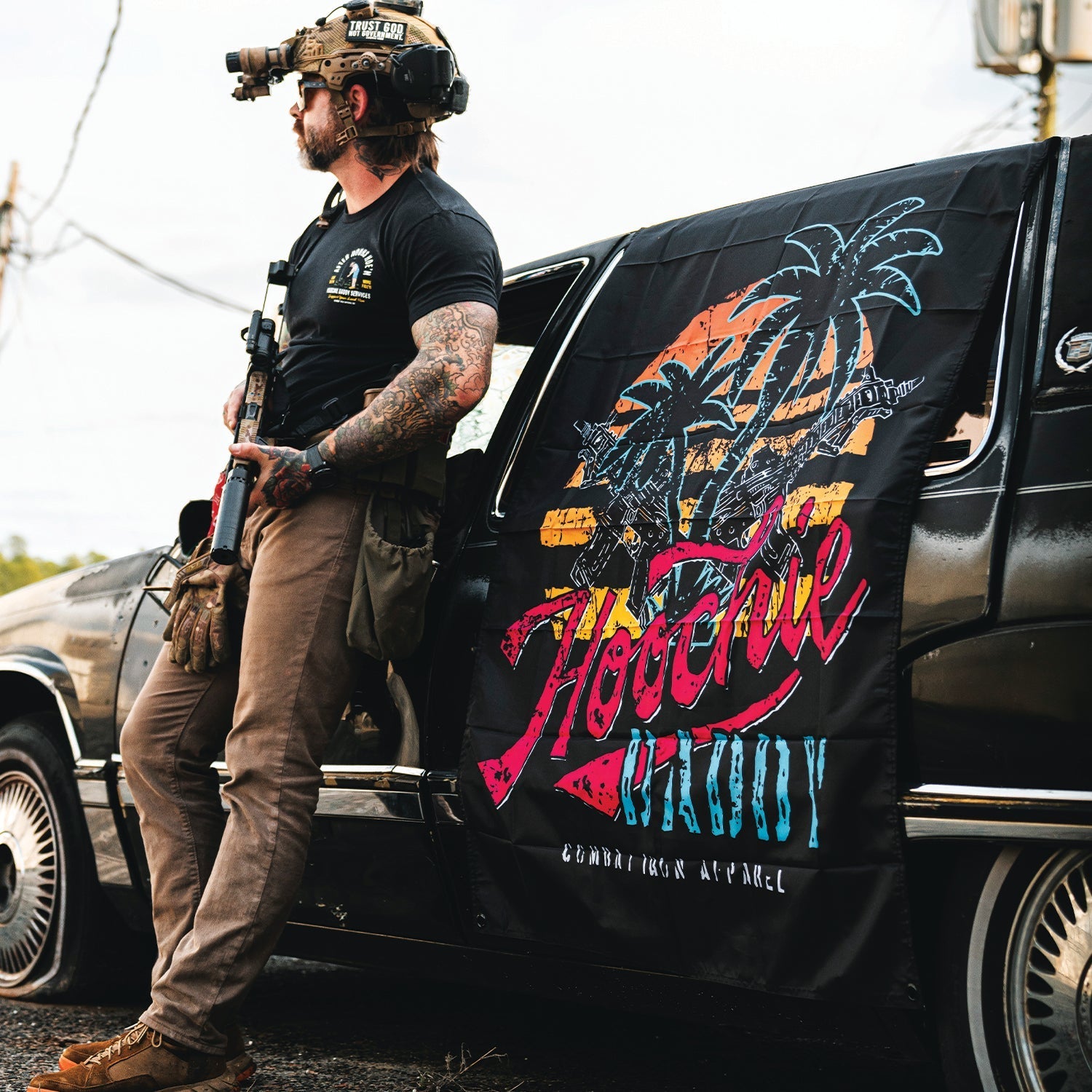 Hooch Daddy 3' X 5' Wall Flag  - Combat Iron Apparel Co.