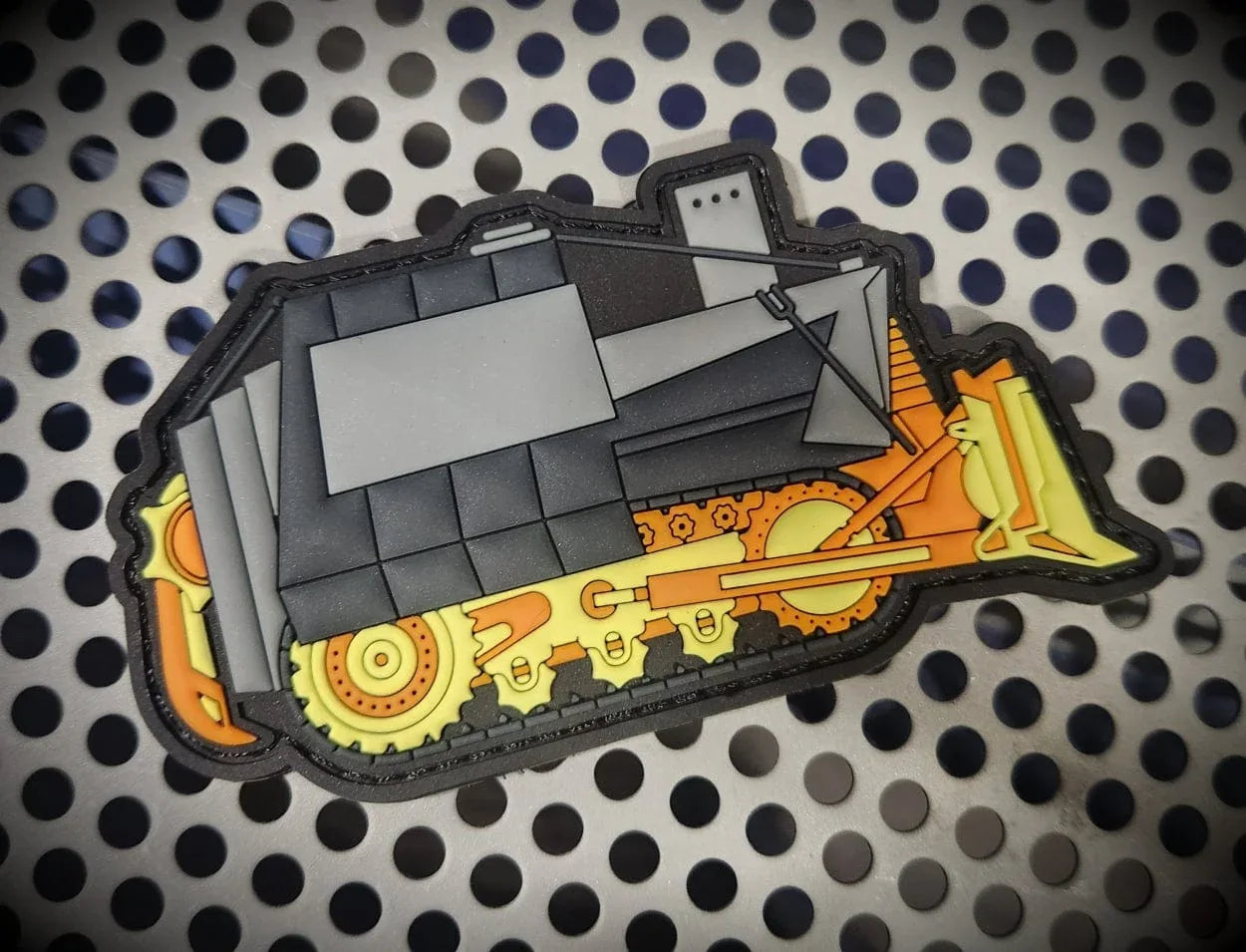 Killdozer PVC Patch - 2x4 inches, Full Color & OD Green: Unreasonable
