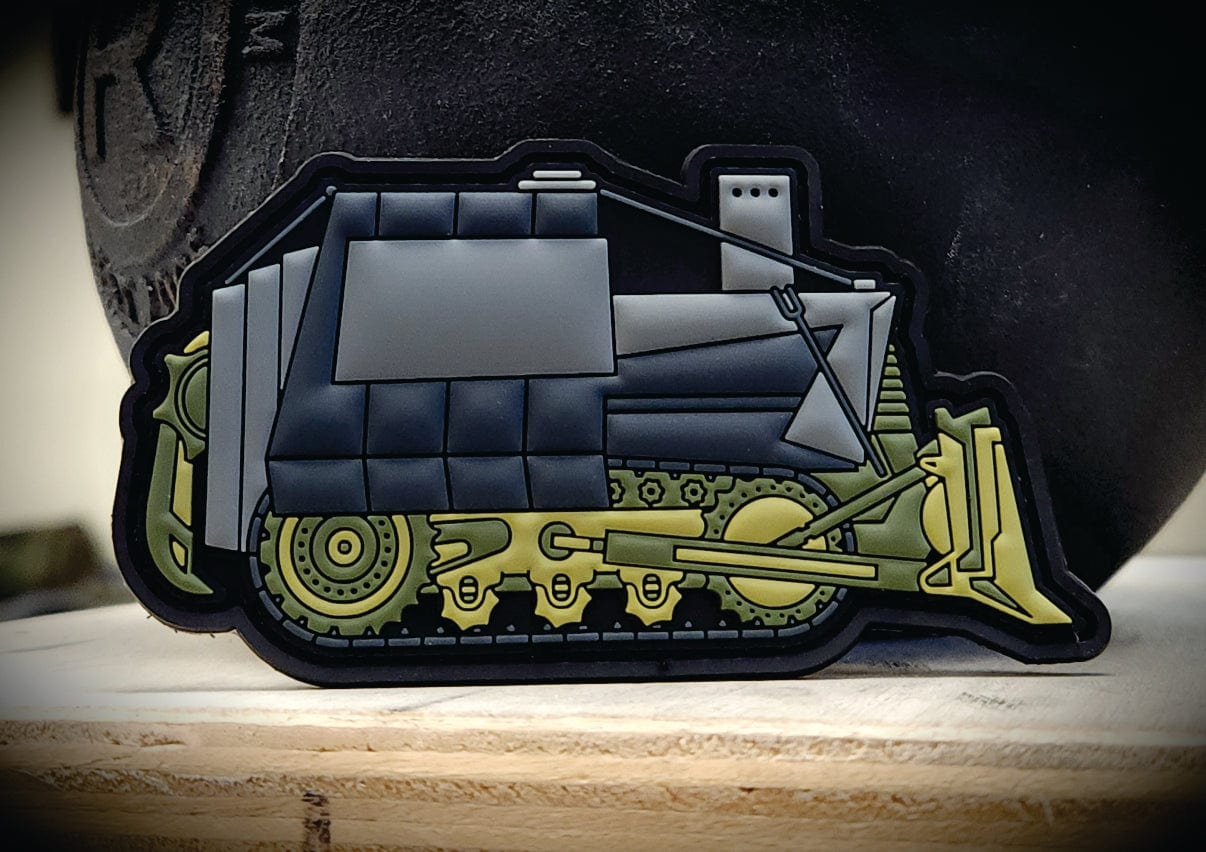 Tactical Gear Junkie Patches Killdozer - 2x4 PVC Patch - Multiple Colors