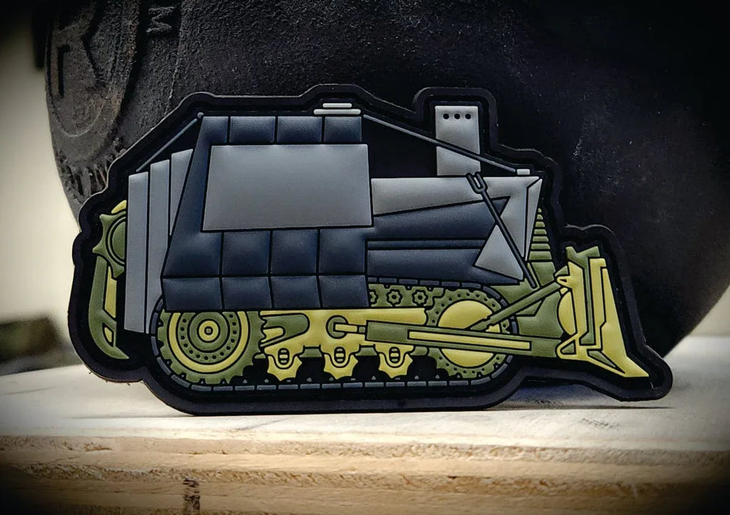 Killdozer PVC Patch - 2x4 inches, Full Color & OD Green: Unreasonable