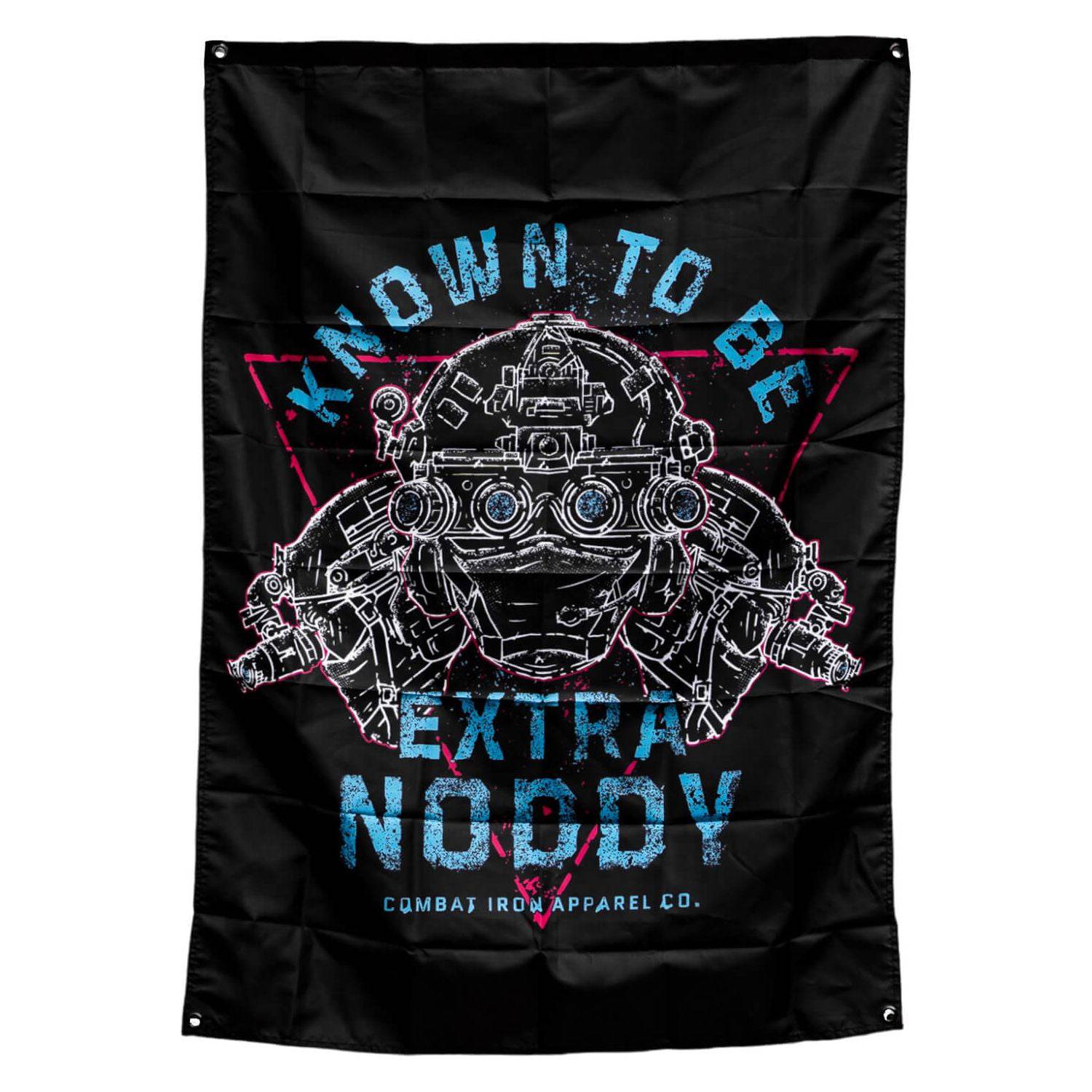 Known To Be Extra Noddy 3' X 4' Wall Flag  - Combat Iron Apparel Co.