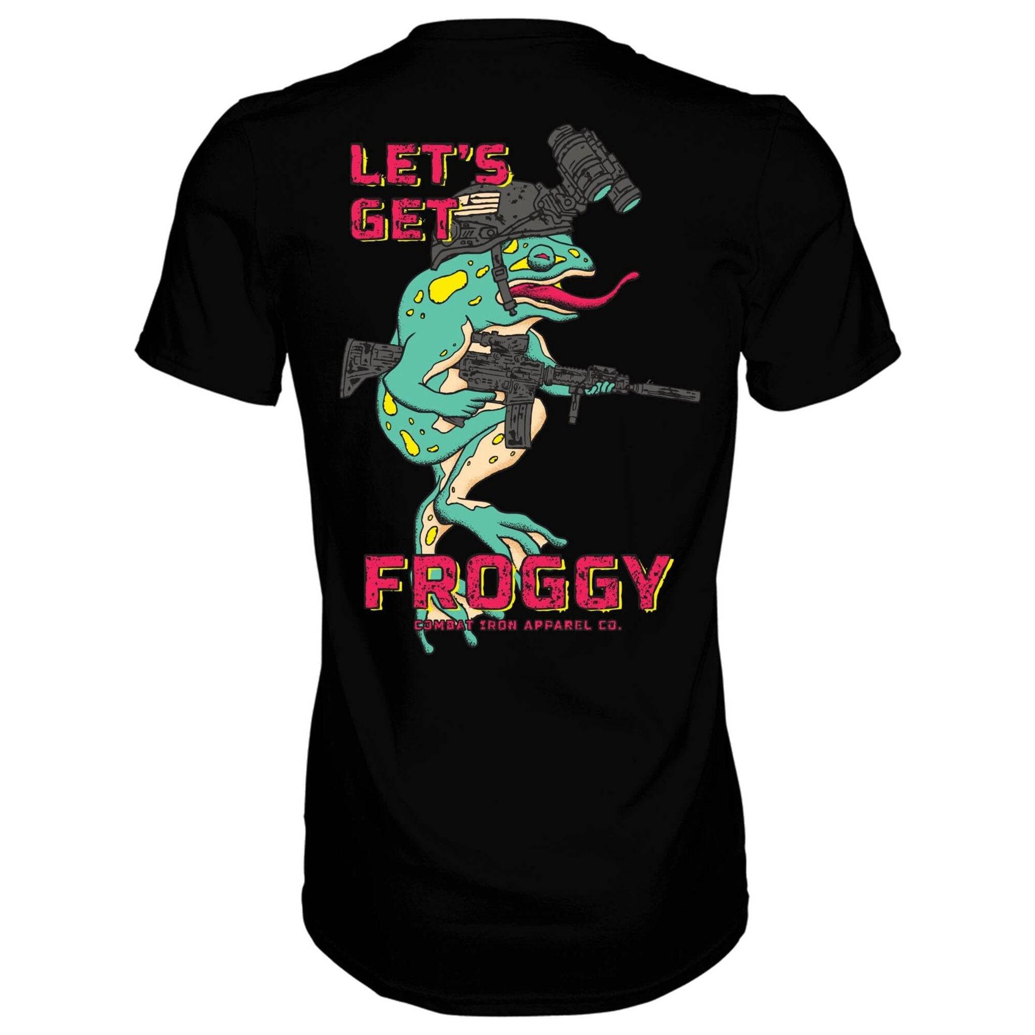 Let's Get Froggy Operator Style Men's T-Shirt - Combat Iron Apparel Co.