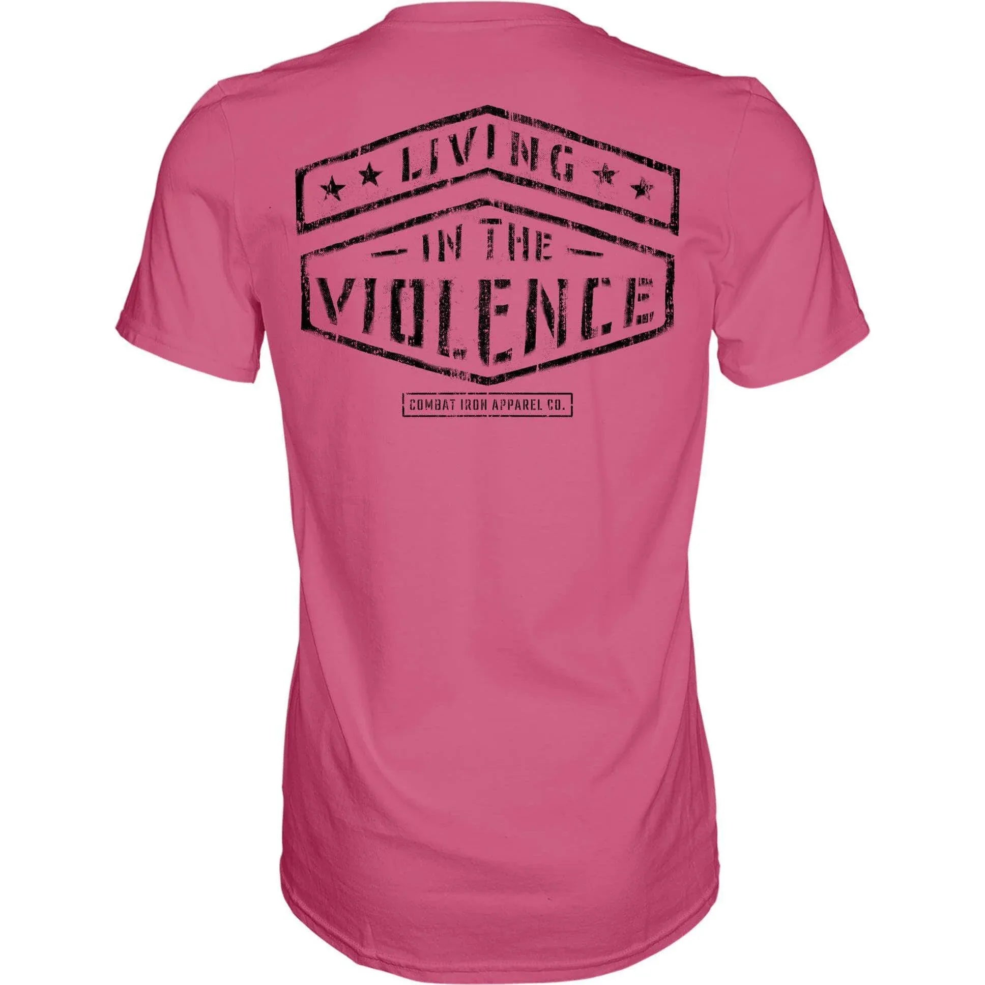 LIVING IN THE VIOLENCE MEN’S T-SHIRT - Combat Iron Apparel Co.