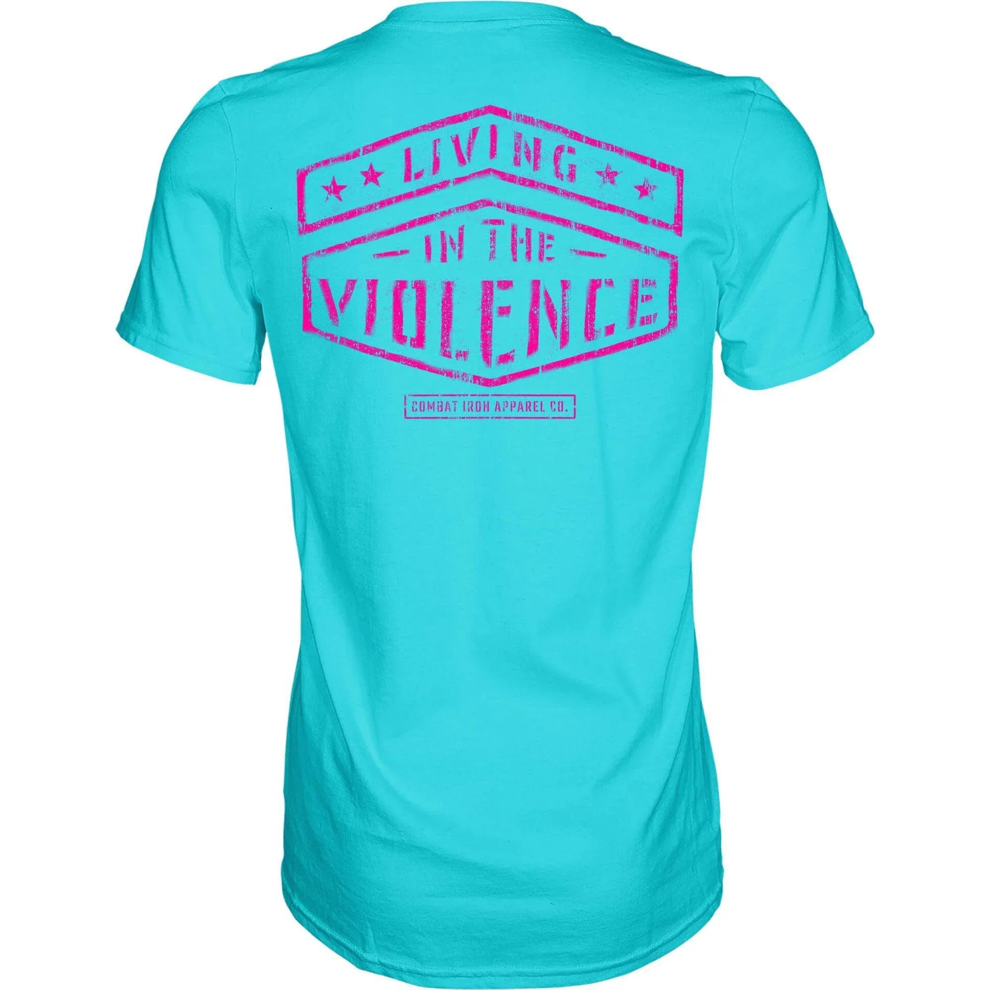 LIVING IN THE VIOLENCE MEN’S T-SHIRT - Combat Iron Apparel Co.