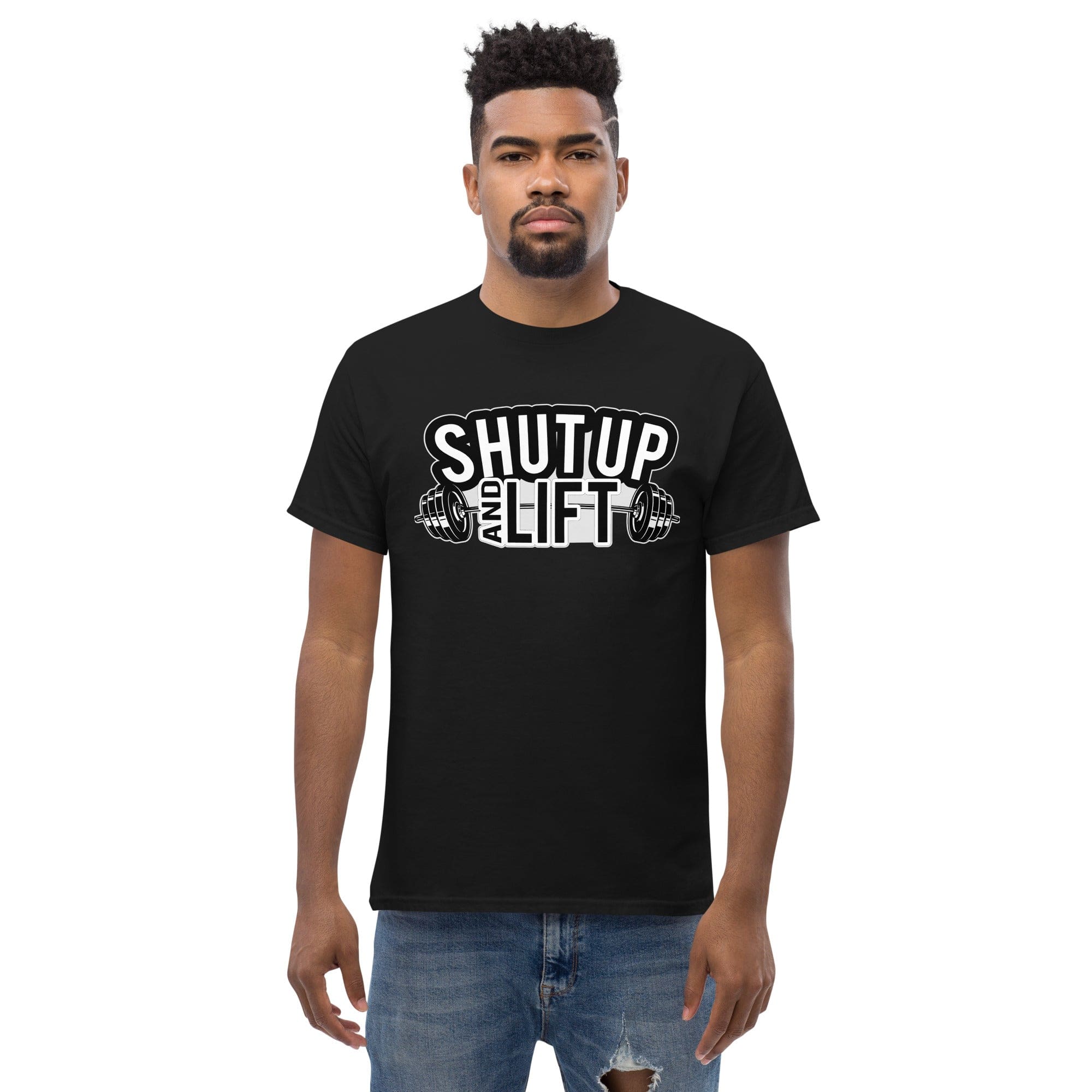 Tactical Gear Junkie Black / S Shut Up and Lift - Unisex T-shirt