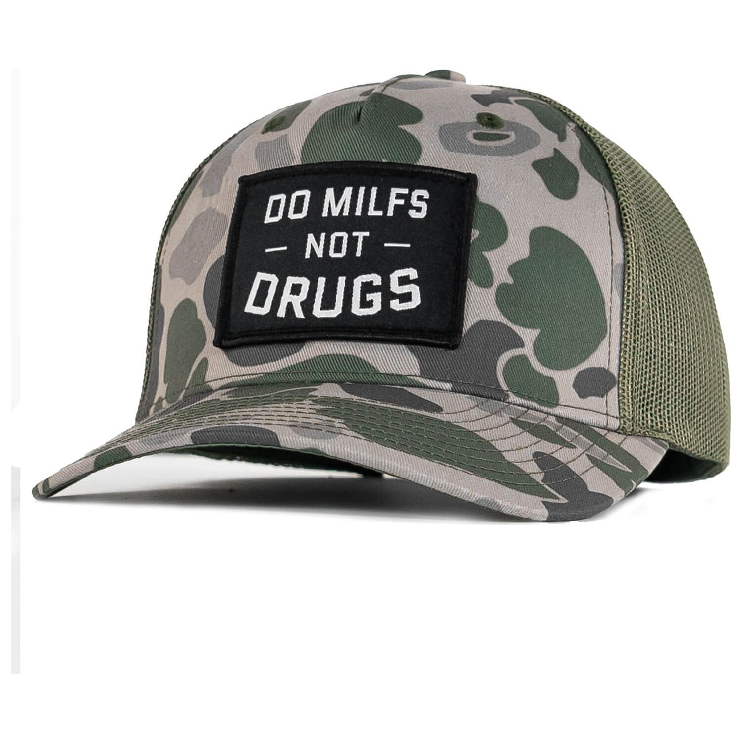 Do Milfs. Not Drugs. Patch Snapback HAT - Combat Iron Apparel Co.