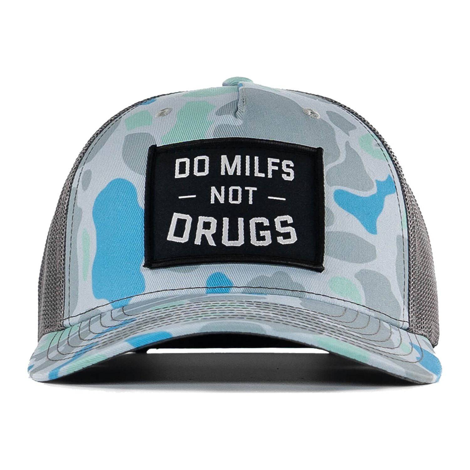 Do Milfs. Not Drugs. Patch Snapback HAT - Combat Iron Apparel Co.