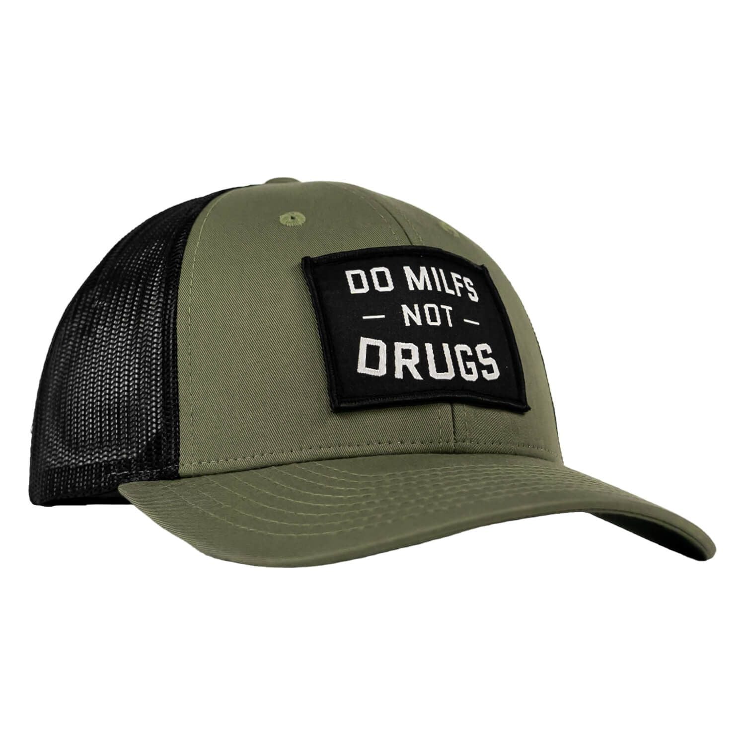 Do Milfs. Not Drugs. Patch Snapback HAT - Combat Iron Apparel Co.