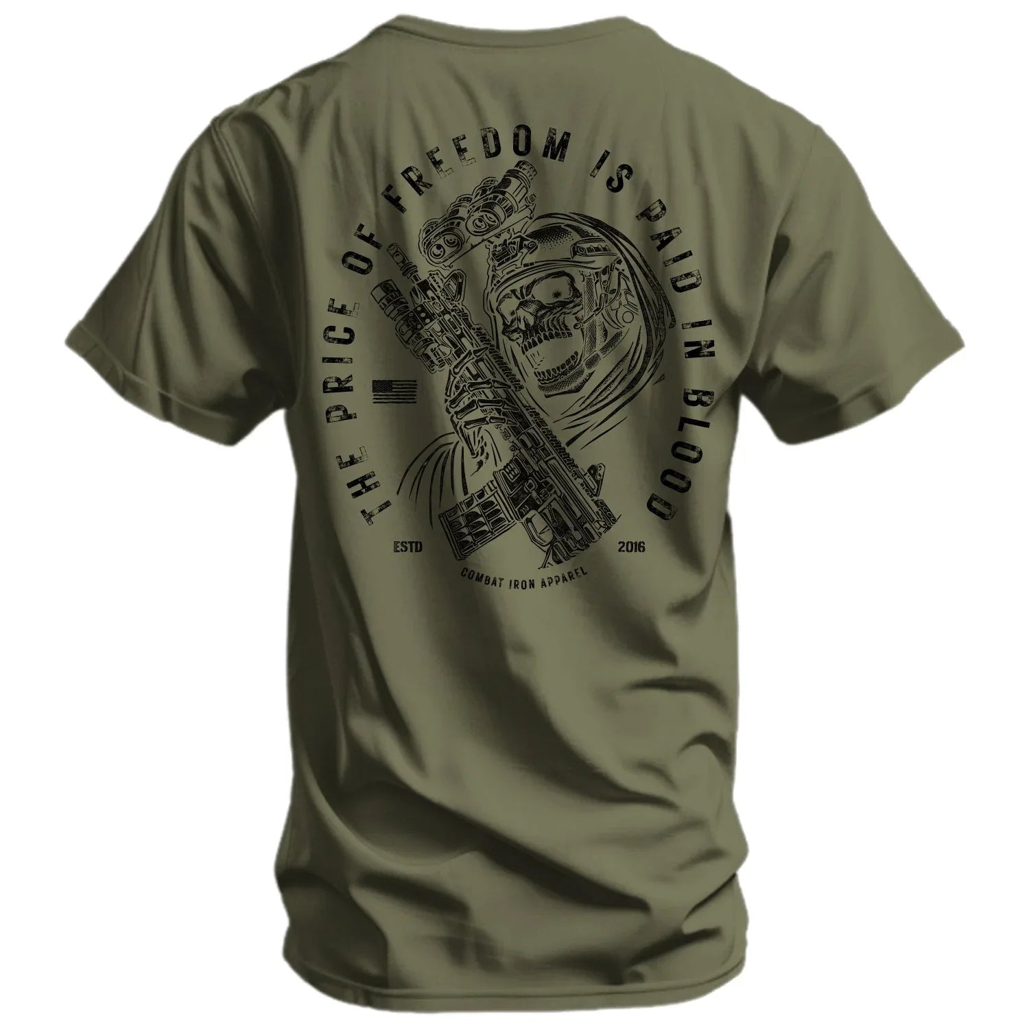 The Price Of Freedom Men's T-Shirt - Combat Iron Apparel Co.