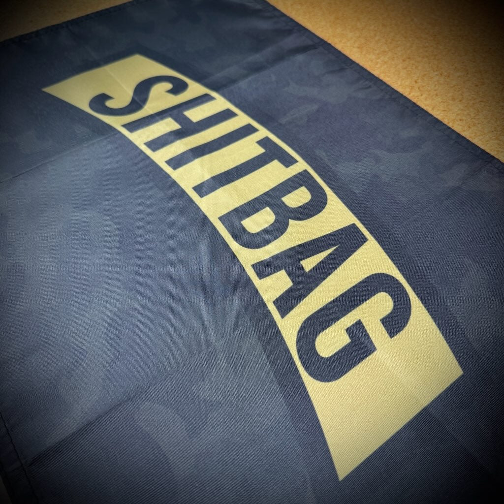 Shitbag - 12"x17.5" - Mini Wall Banner