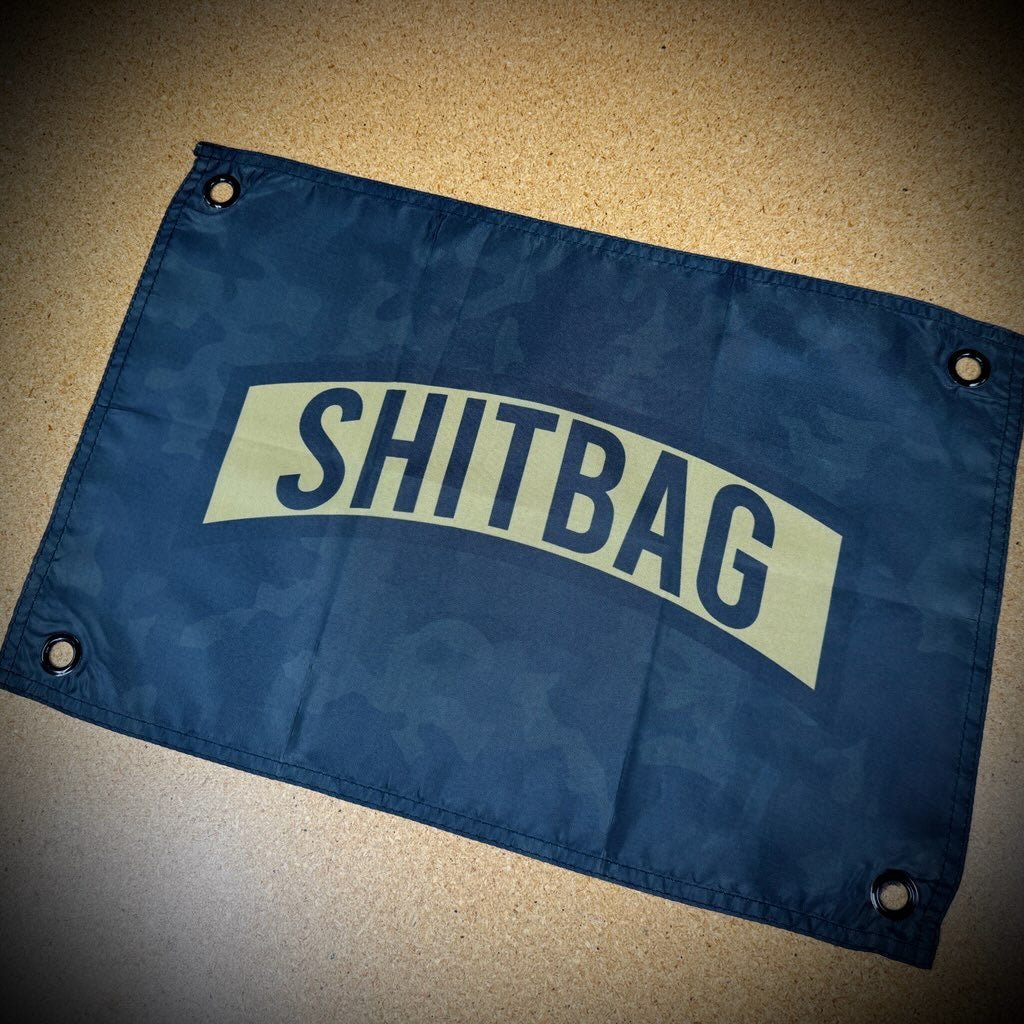 Shitbag - 12"x17.5" - Mini Wall Banner
