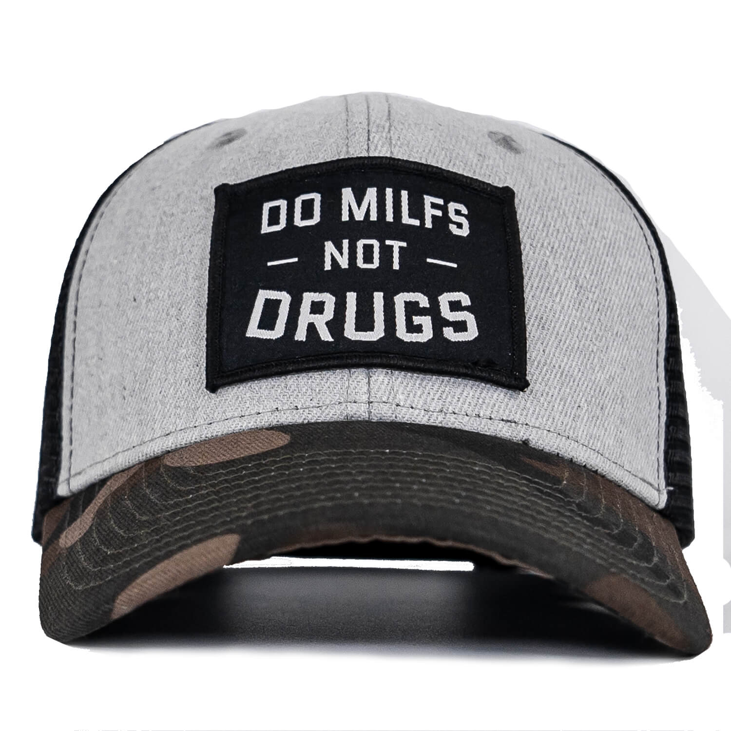 Do Milfs. Not Drugs. Patch Snapback HAT - Combat Iron Apparel Co.