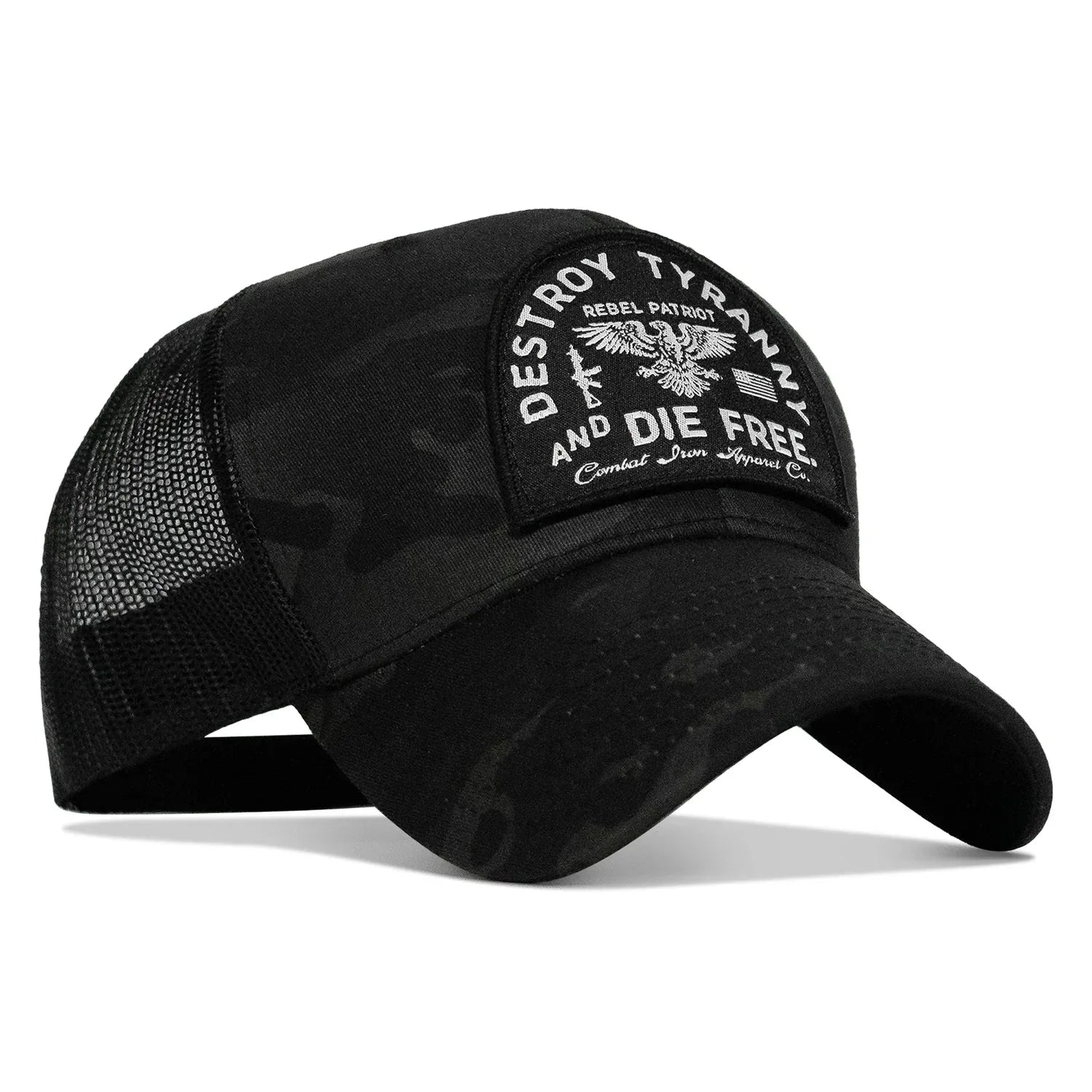 Destroy Tyranny and Die Free Patch Snapback - Combat Iron Apparel Co.