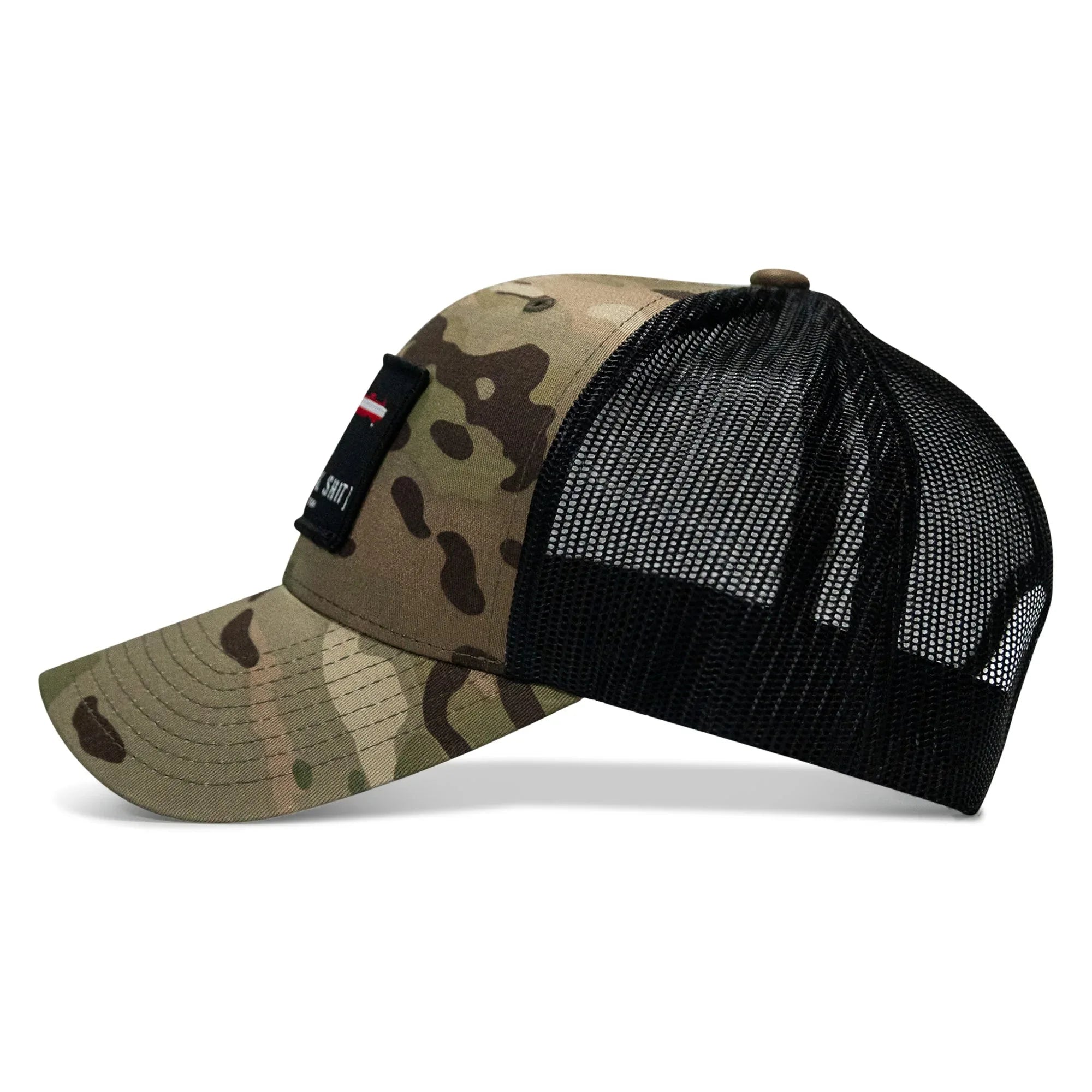 No Weak Shit Patch Snapback Hat - Combat Iron Apparel Co.