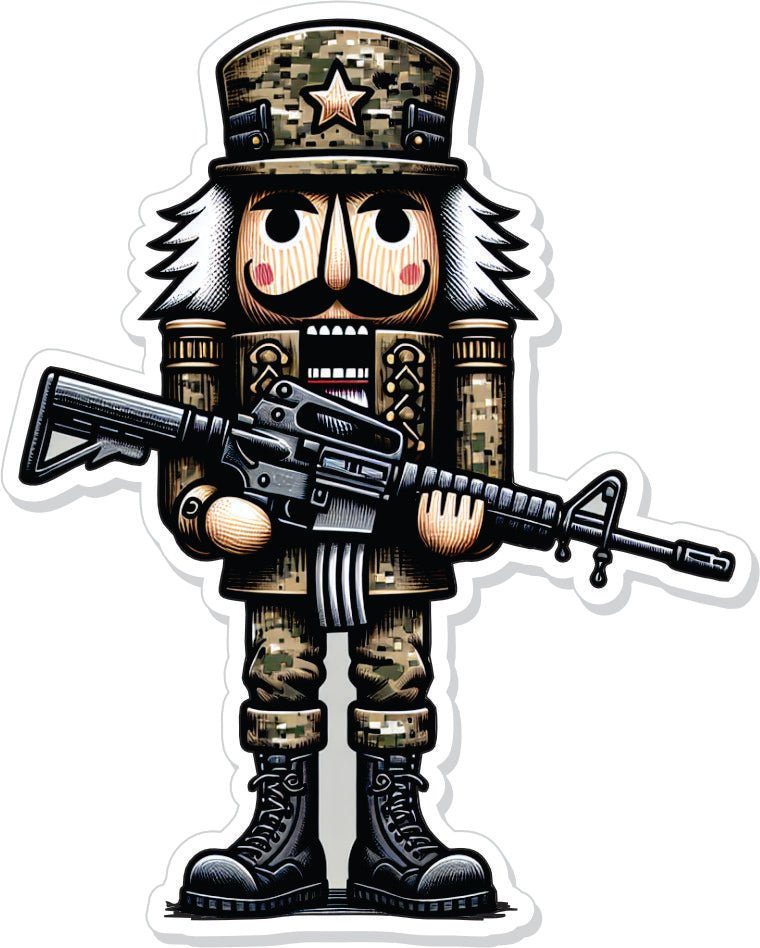 STICKER - Tactical Nutcracker - 3"