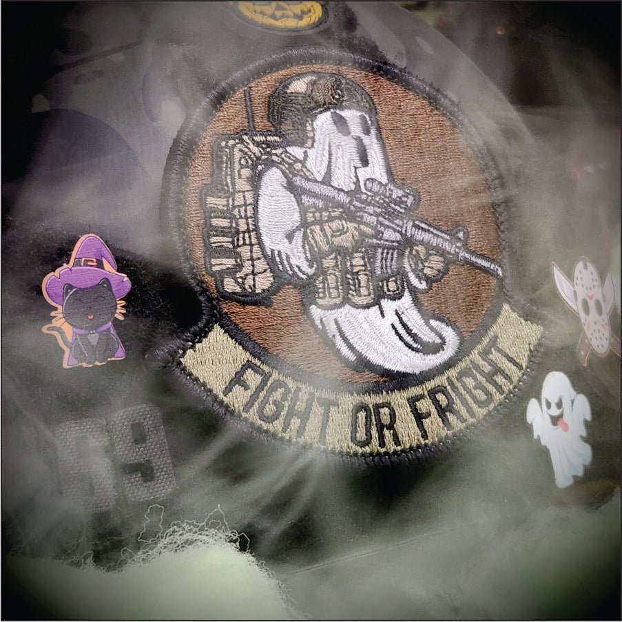 October 2024 POTM - "Jasper the Un-Friendly Ghost" - "Fight or Fright" OCP Tactical  3.75" Patch