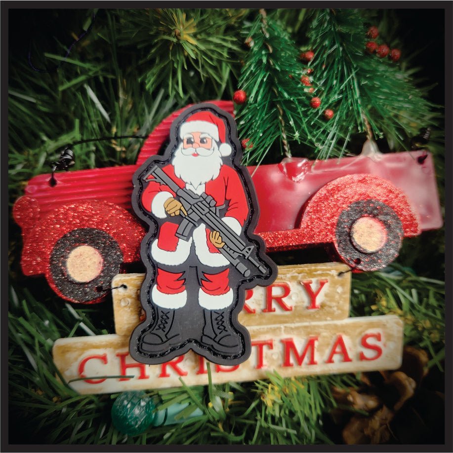 Rudolph’s Favorite Fat Guy: Tactical Santa -  3" PVC Patch