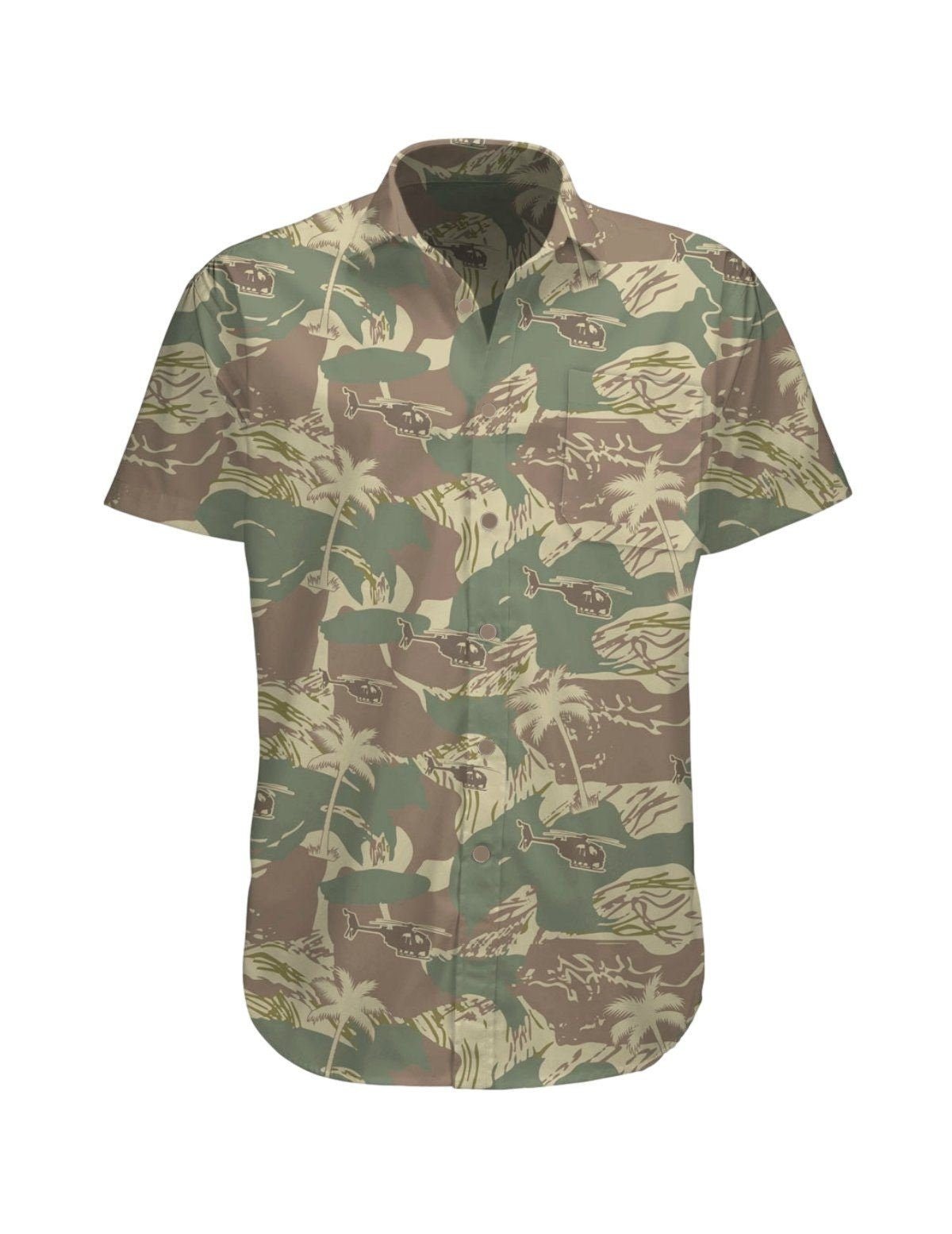 Brushstroke Button-up - Savage Tacticians