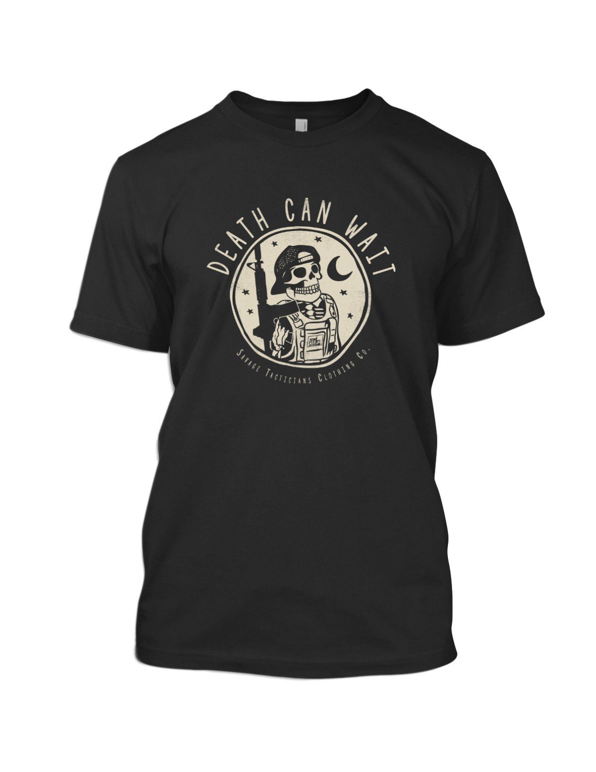 Death Can Wait - T-Shirt - Savage Tacticians