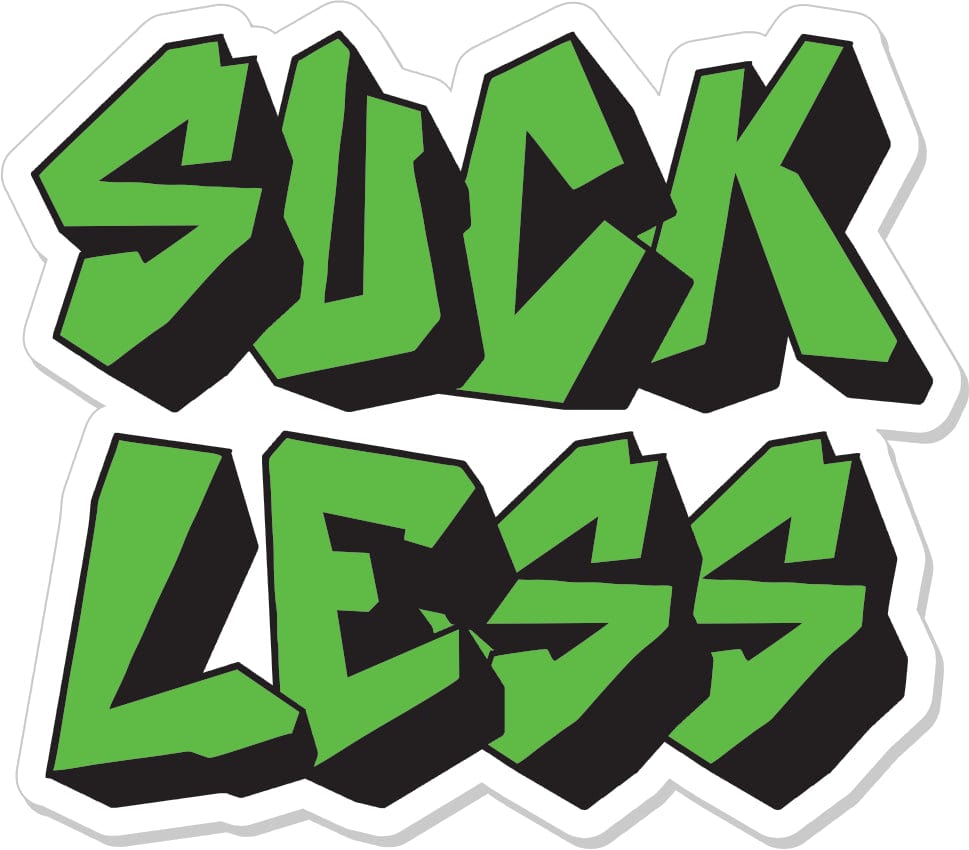Tactical Gear Junkie Stickers Green Suck Less - Sticker