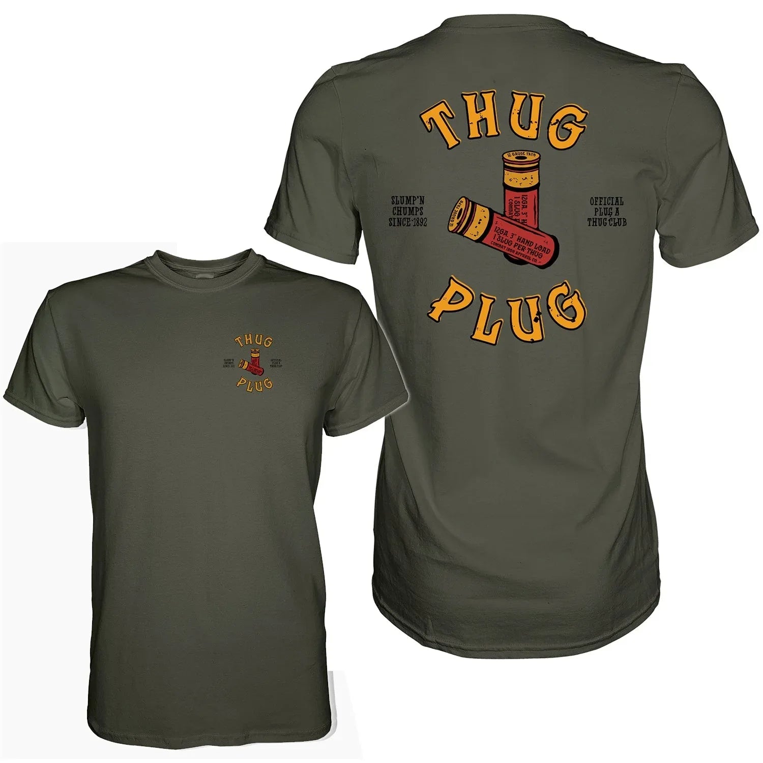 Thug Plug: Official Plug A Thug Men's T-Shirt - Combat Iron Apparel Co.