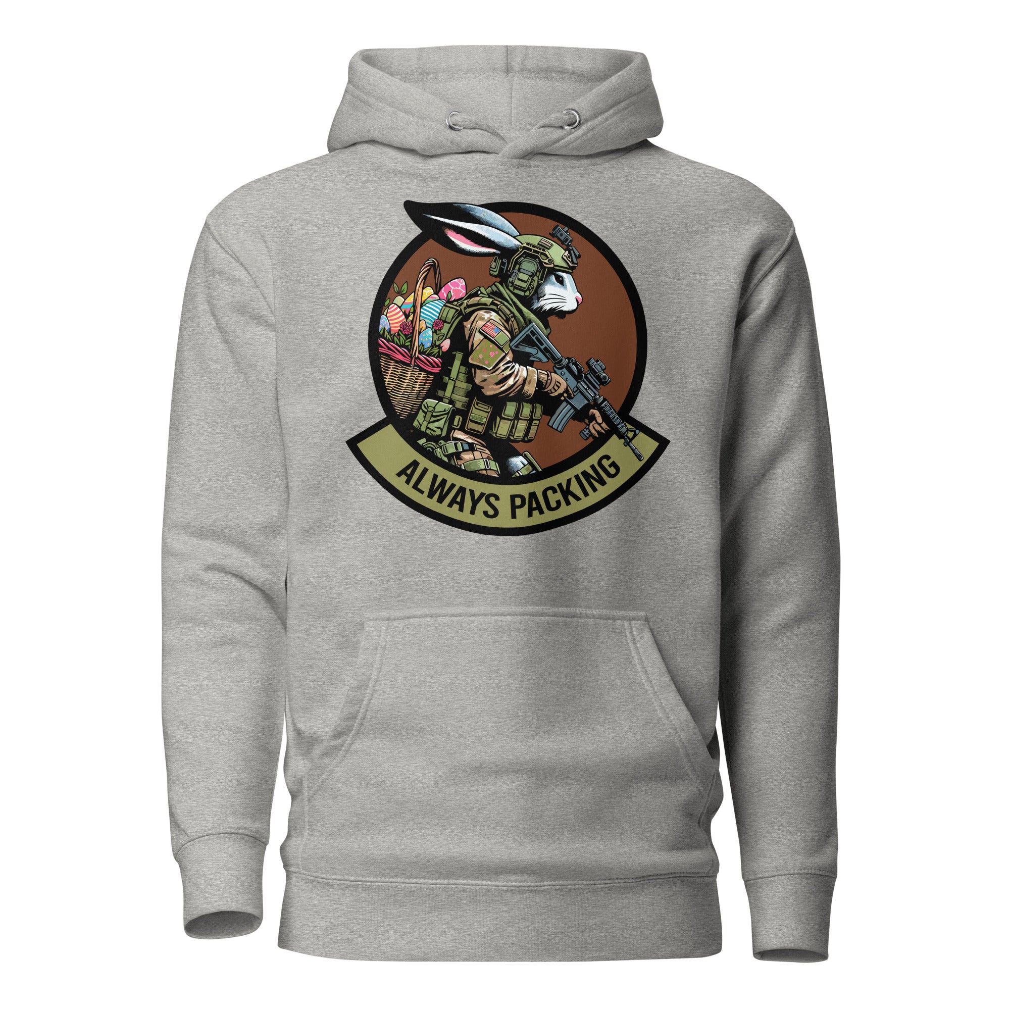 Tactical Easter Bunny Always Packing - April 2024 POTM - Unisex Hoodie Bad Bunny Collection