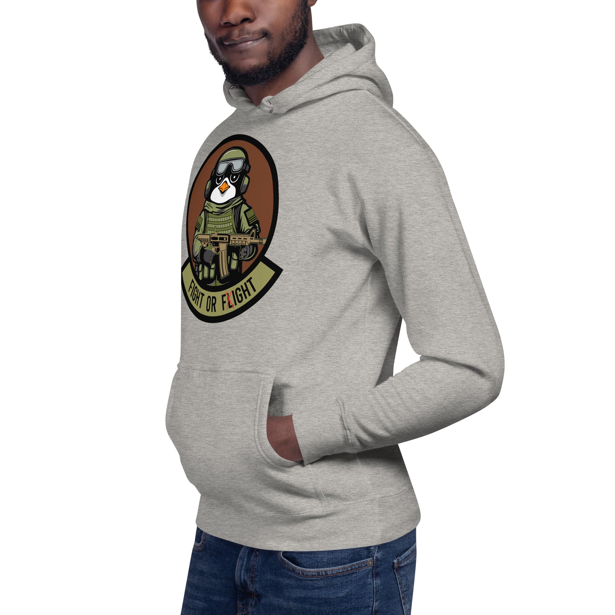 January 2024 POTM - Tactical Penguin Fight or Fight- Unisex Hoodie