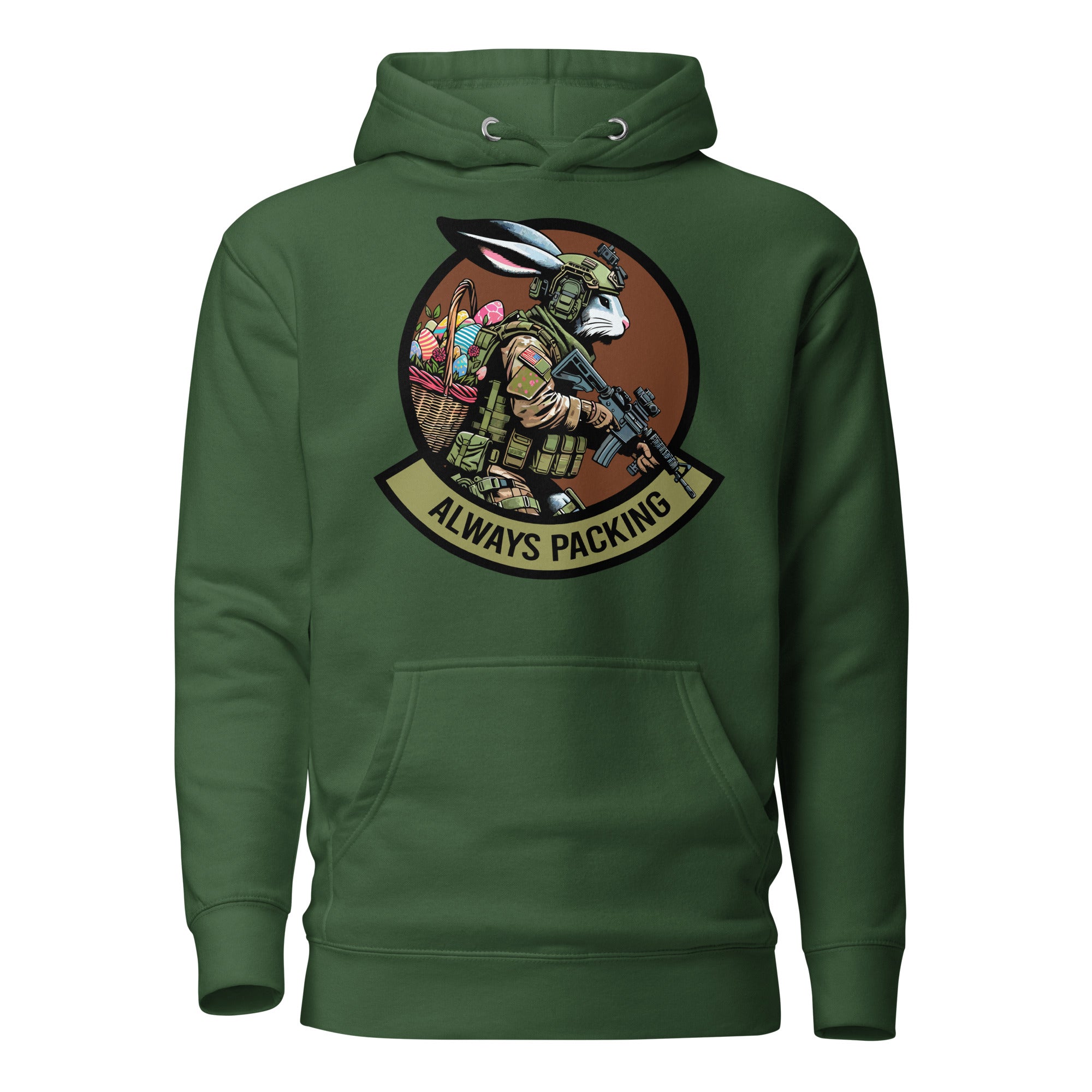 Tactical Easter Bunny Always Packing - April 2024 POTM - Unisex Hoodie Bad Bunny Collection