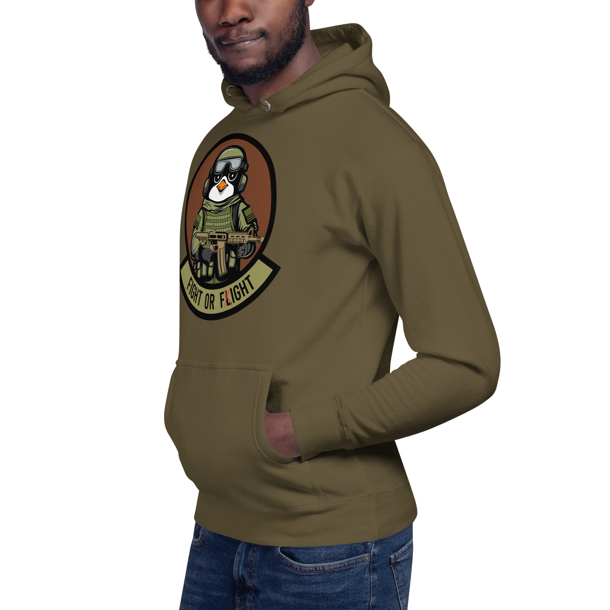 January 2024 POTM - Tactical Penguin Fight or Fight- Unisex Hoodie