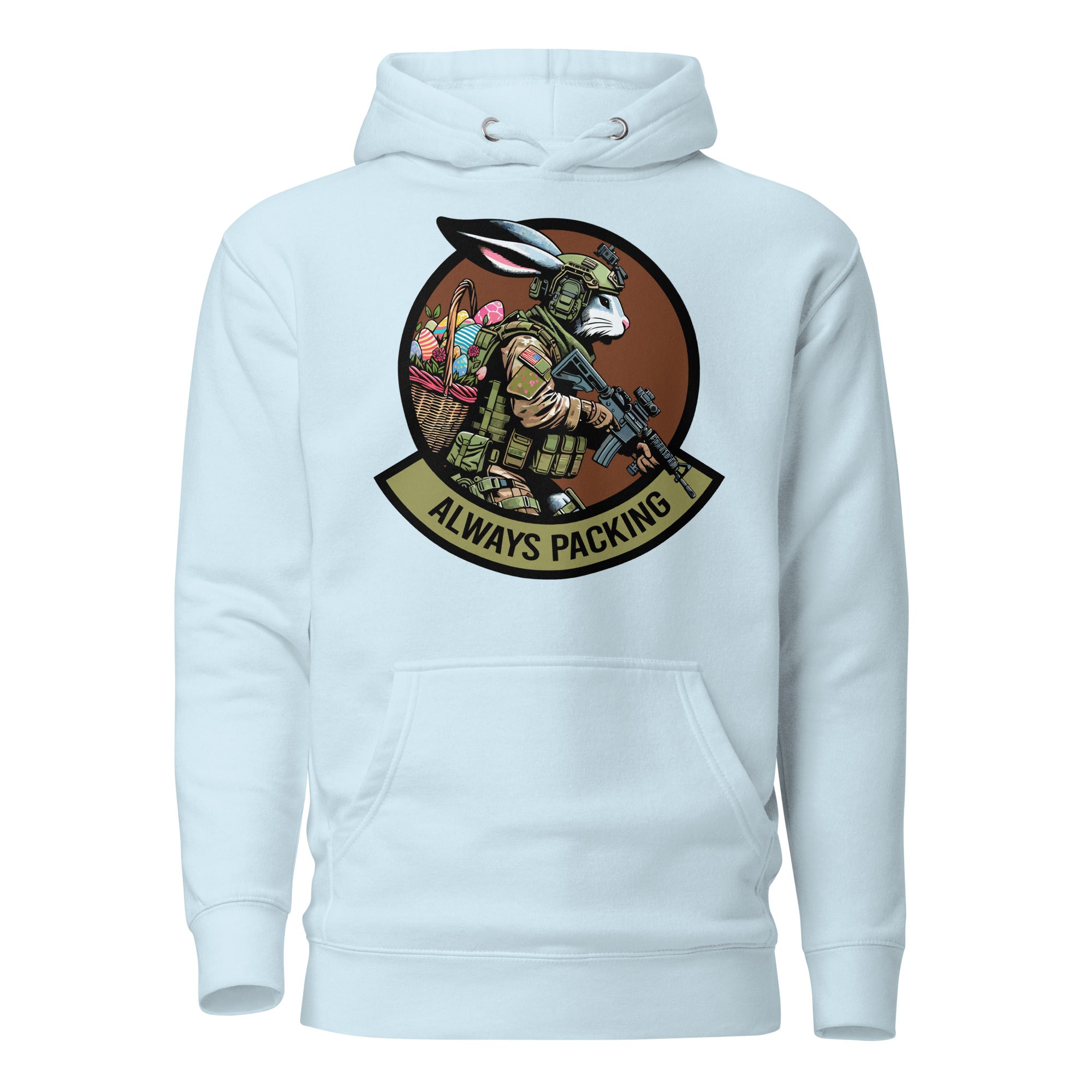 Tactical Easter Bunny Always Packing - April 2024 POTM - Unisex Hoodie Bad Bunny Collection