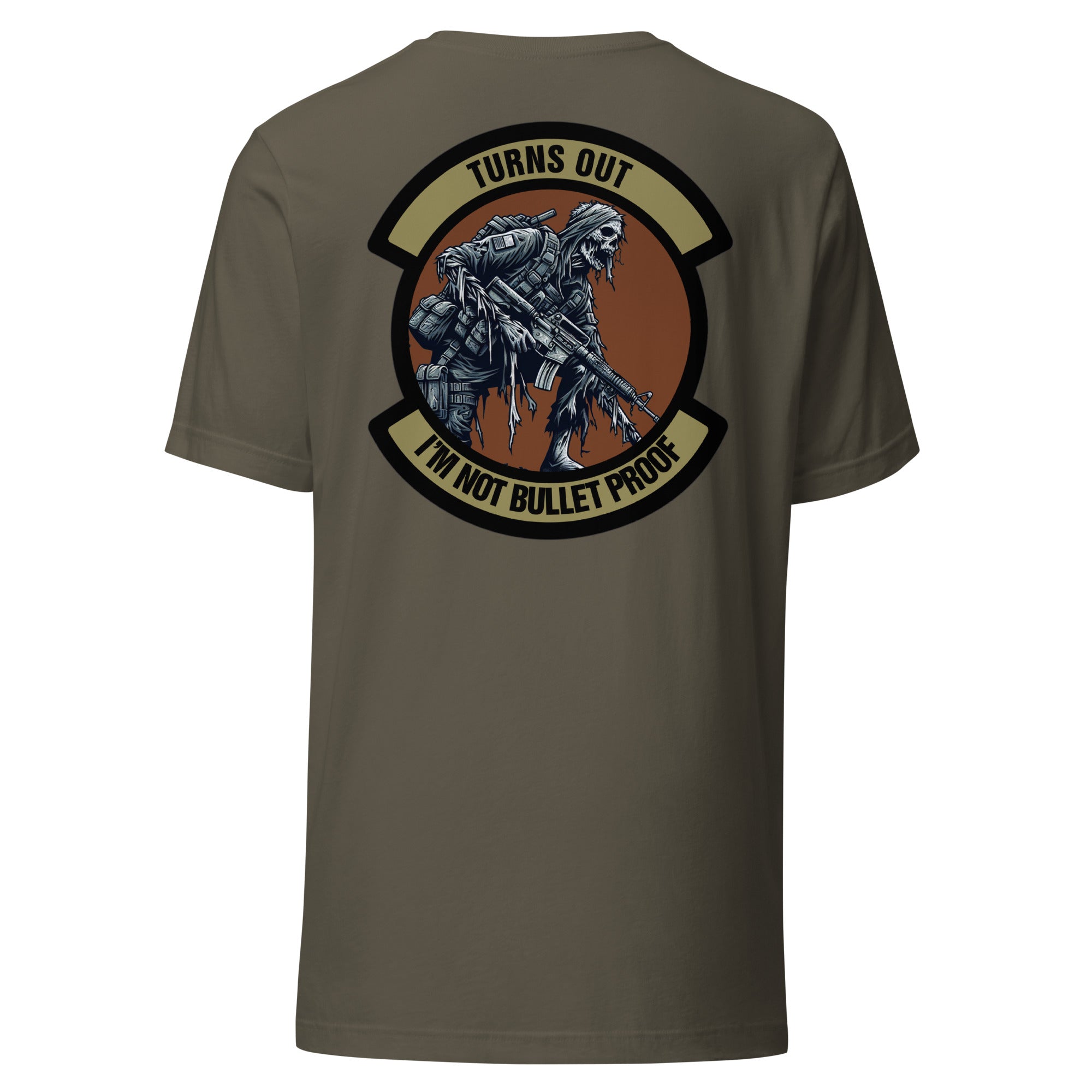 Tactical Zombie - I'm Not Bullet Proof - Pocket Logo - Unisex t-shirt