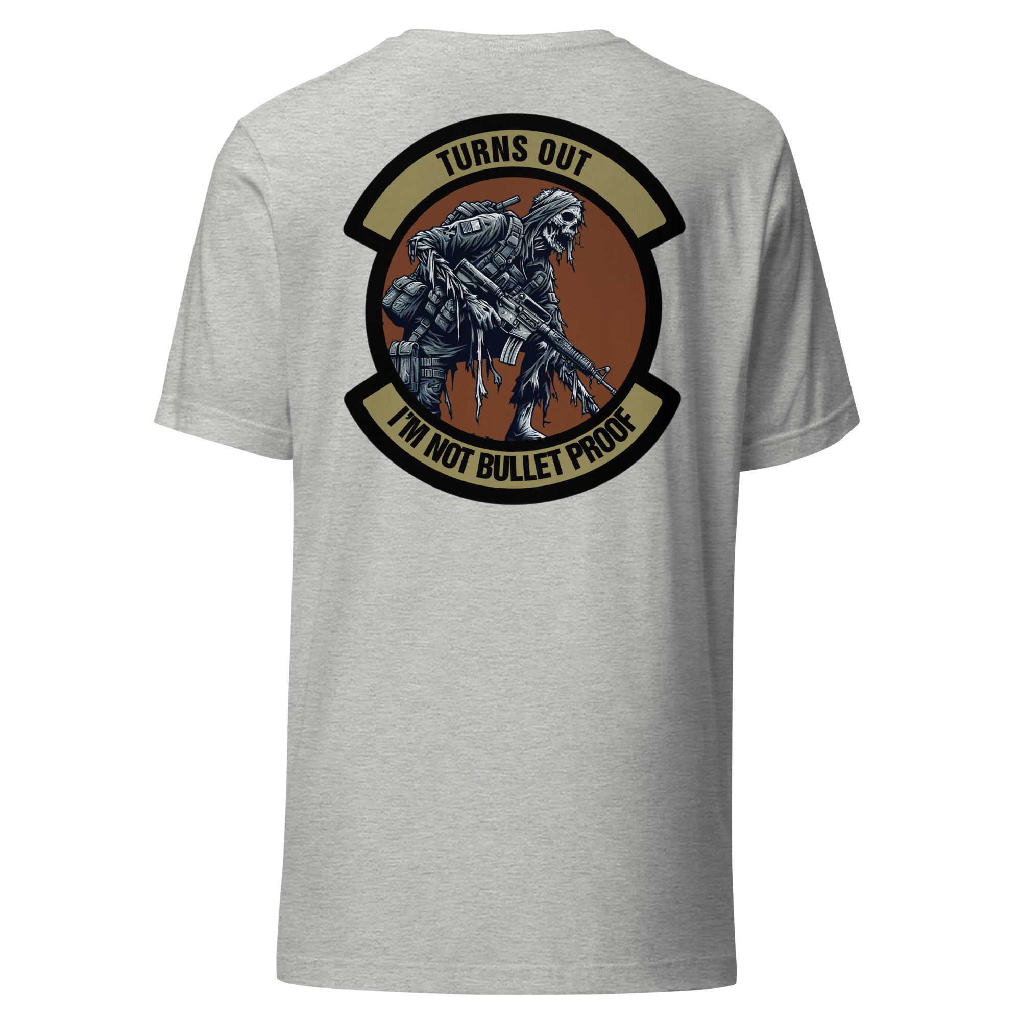 Tactical Zombie - I'm Not Bullet Proof - Pocket Logo - Unisex t-shirt