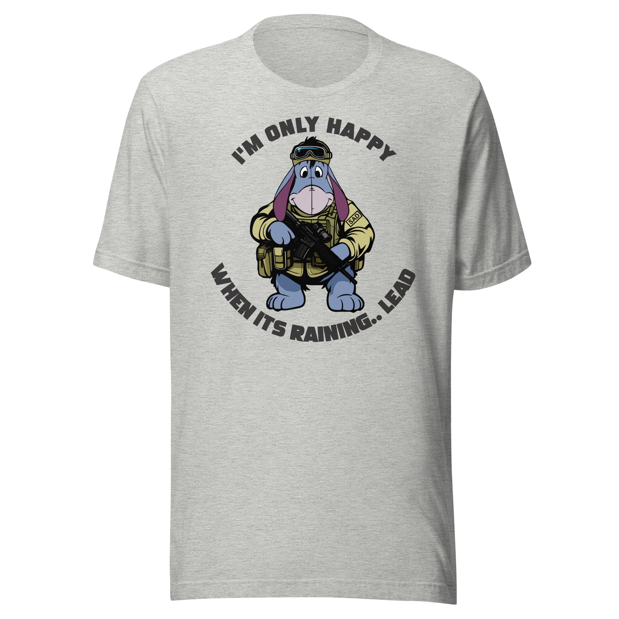 Tactical Eeyore AR - Raining Lead - Unisex t-shirt