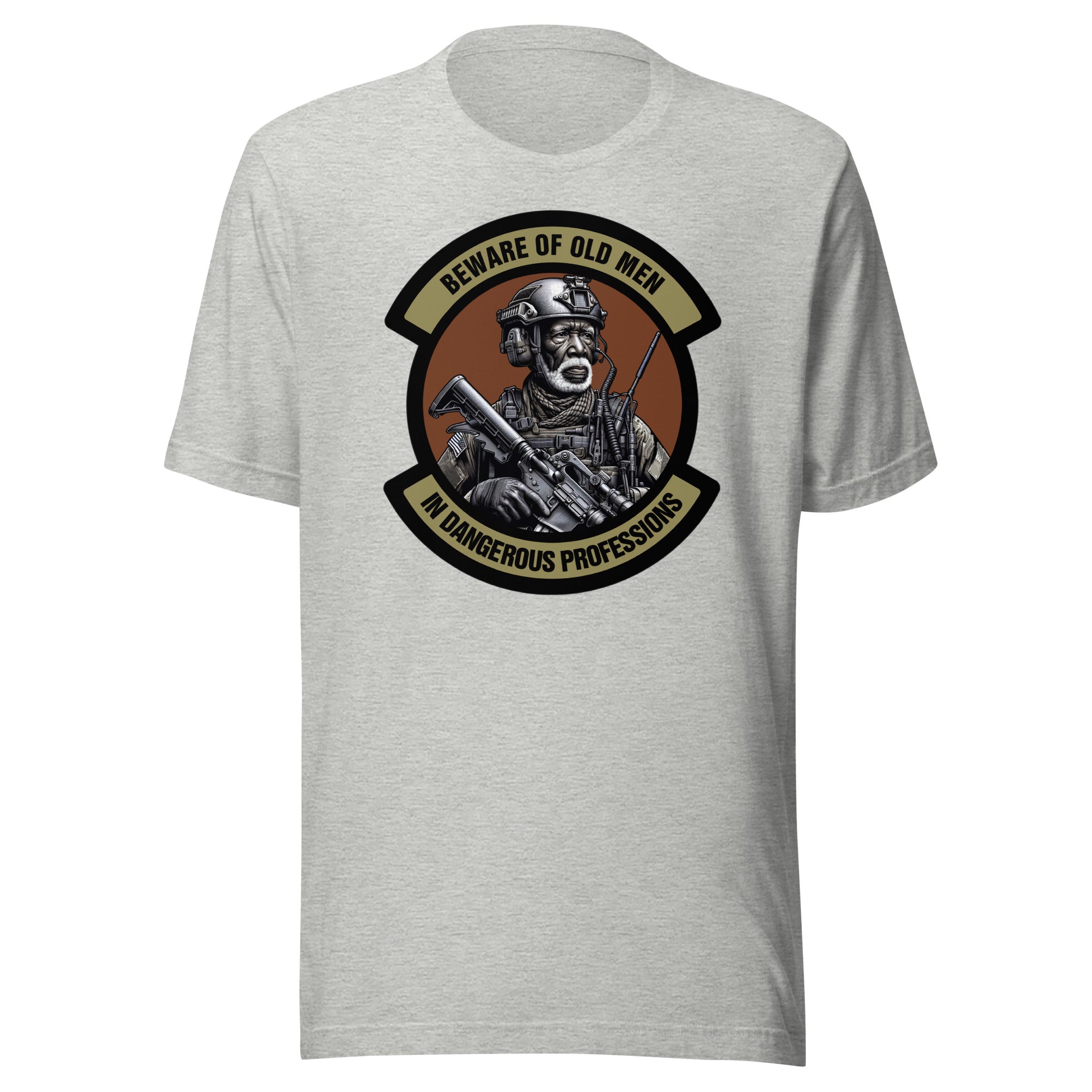 African American version of Beware of Old Men - In Dangerous Professions - Unisex t-shirt