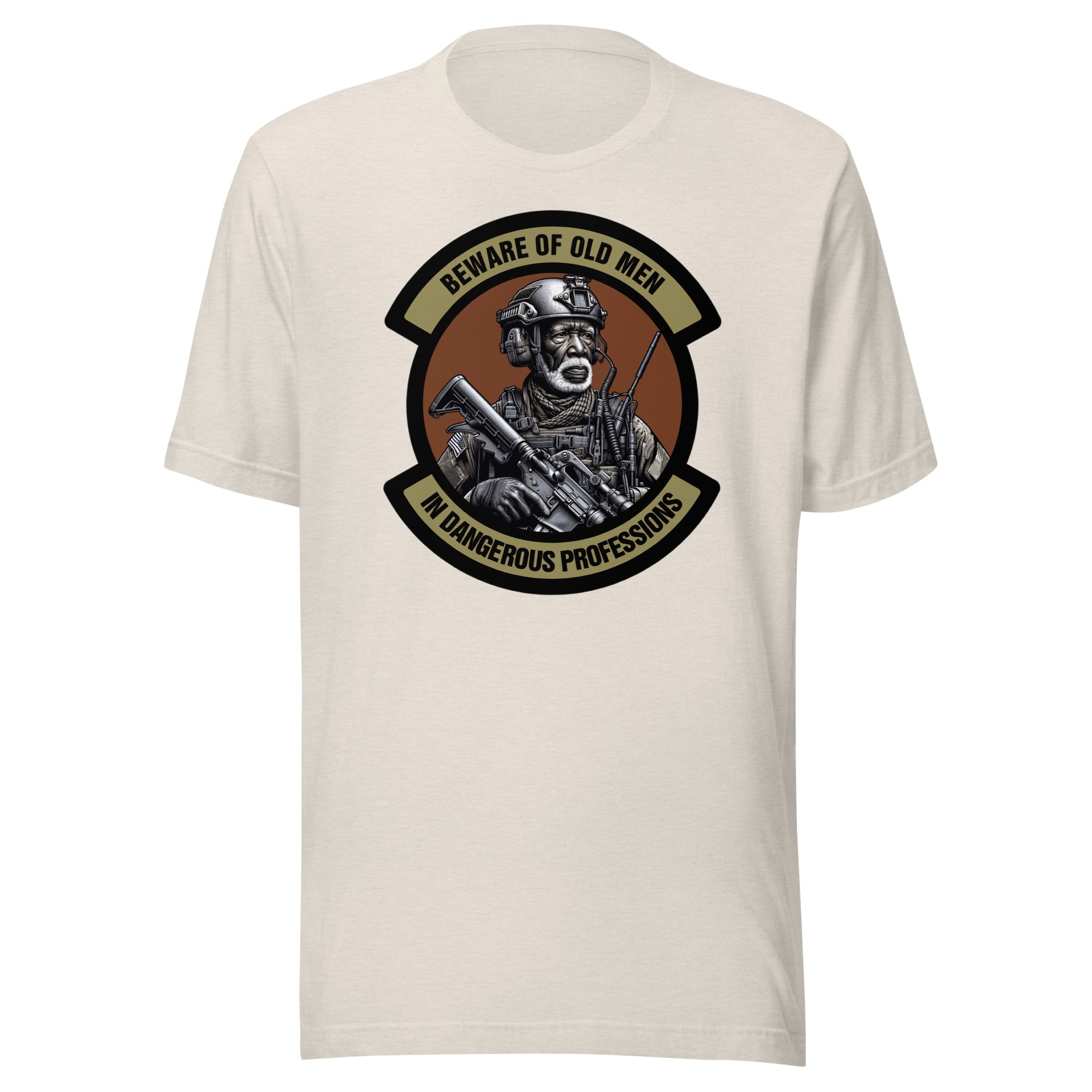 African American version of Beware of Old Men - In Dangerous Professions - Unisex t-shirt