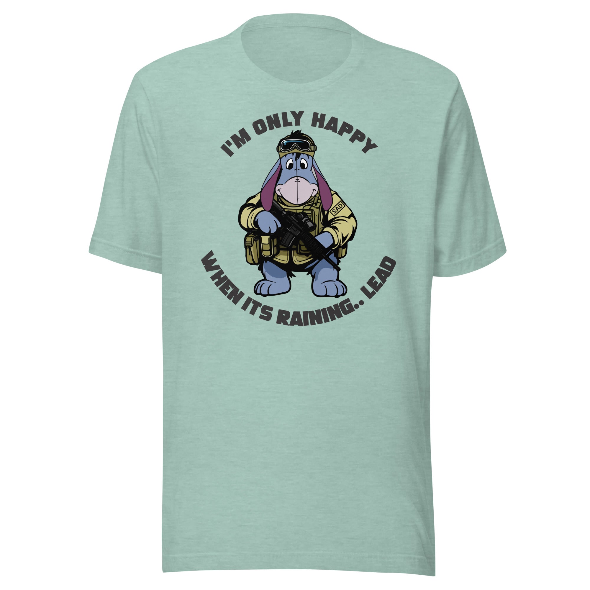 Tactical Eeyore AR - Raining Lead - Unisex t-shirt