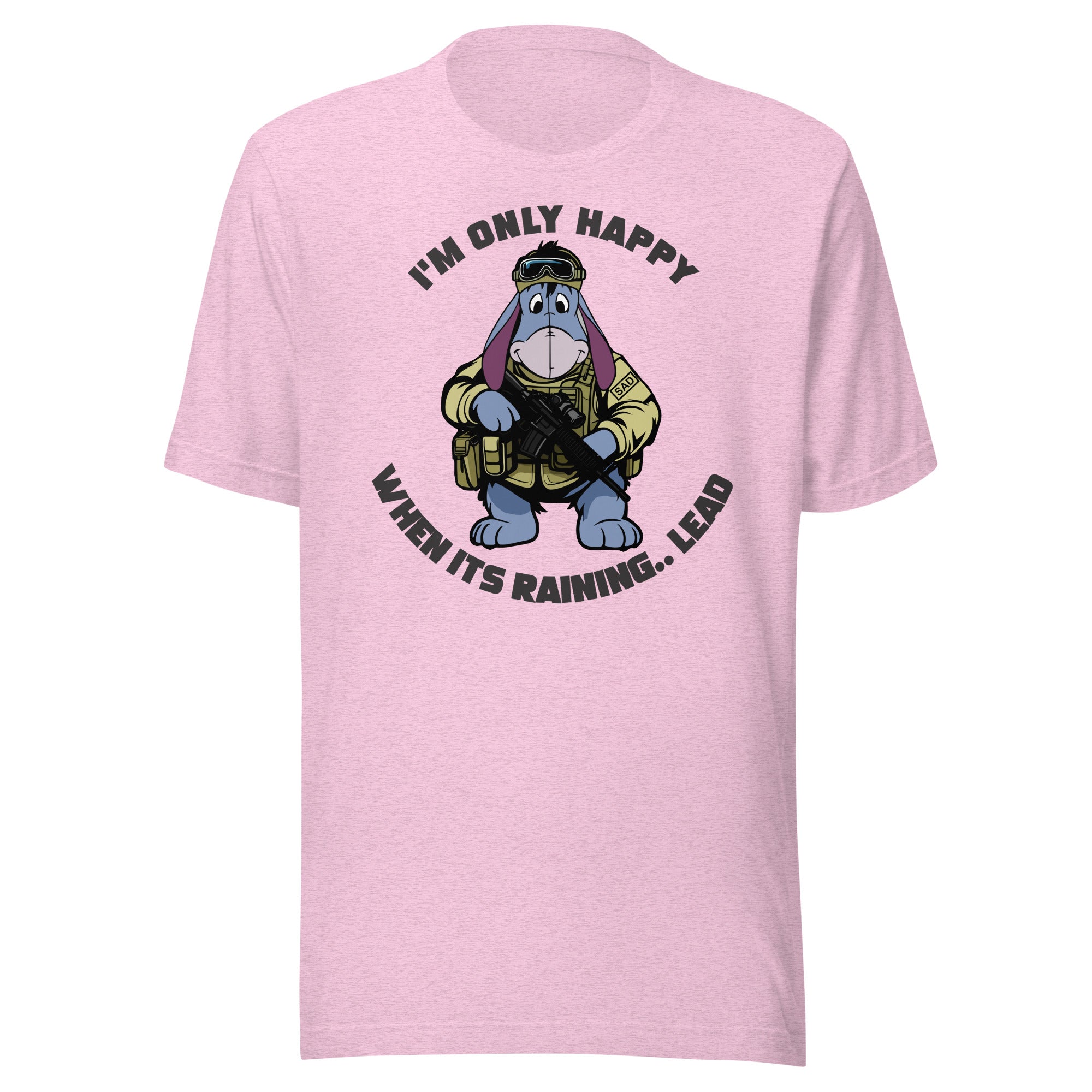 Tactical Eeyore AR - Raining Lead - Unisex t-shirt