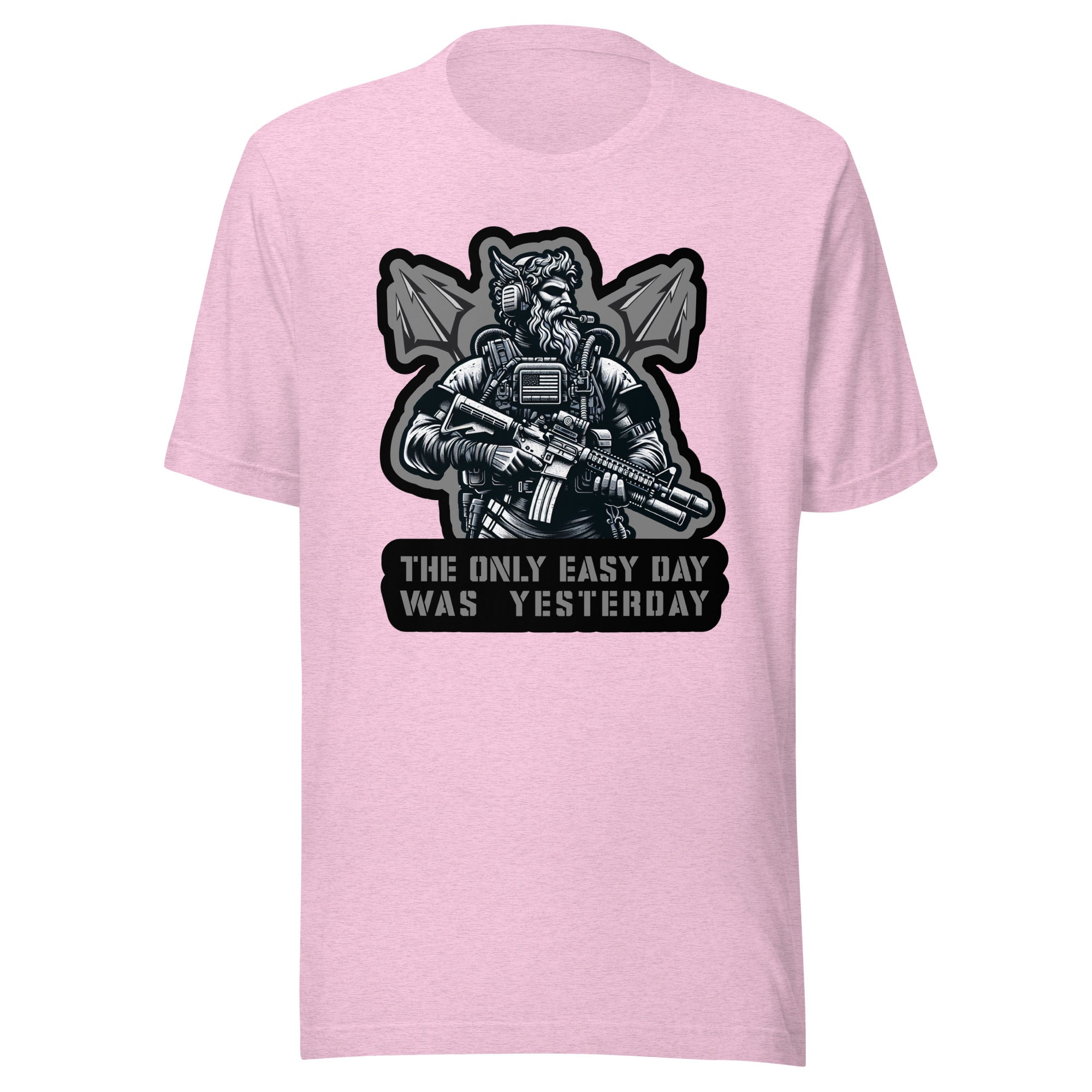 Tactical Navy Seal Triton - The Only Easy Day Was Yesterday - Unisex t