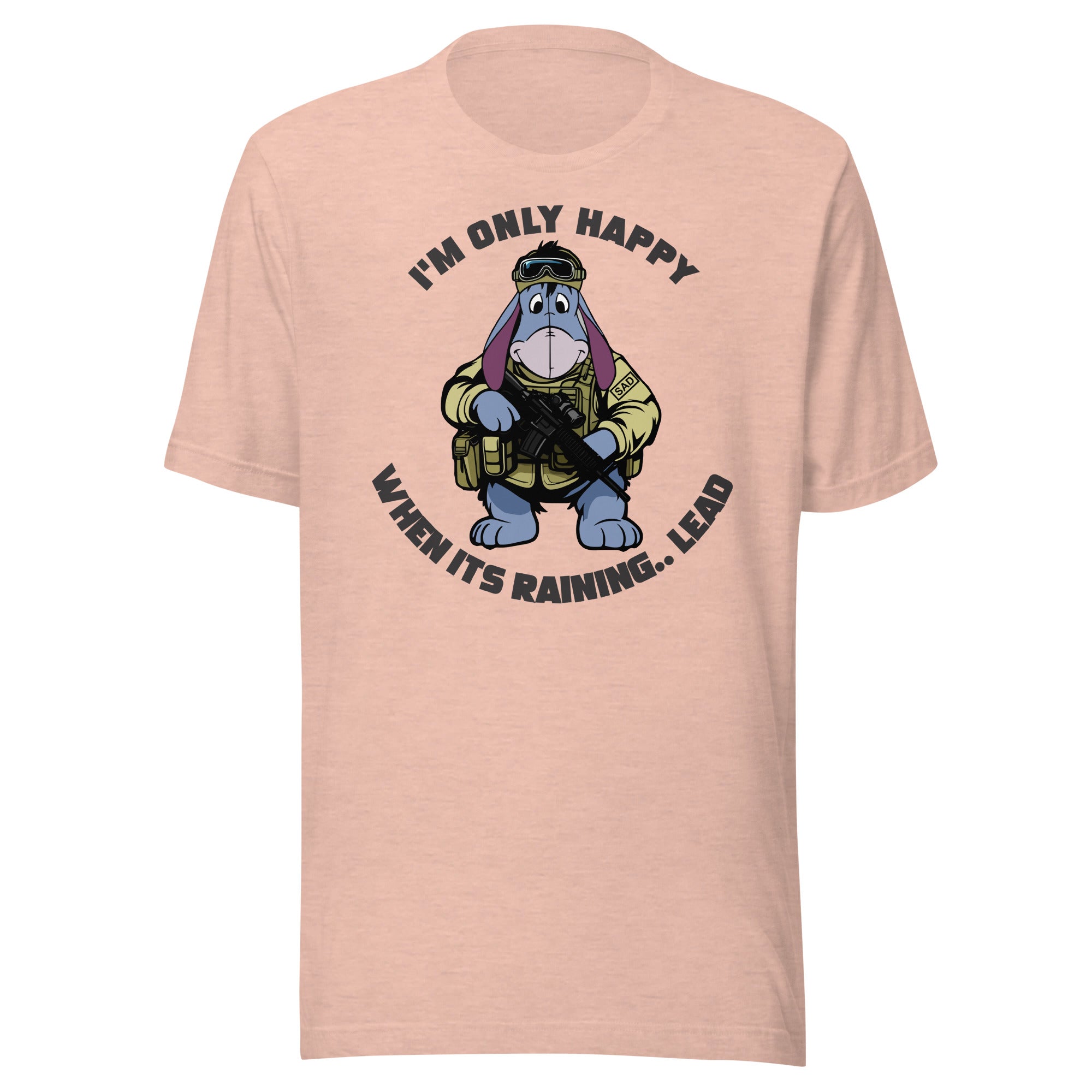 Tactical Eeyore AR - Raining Lead - Unisex t-shirt