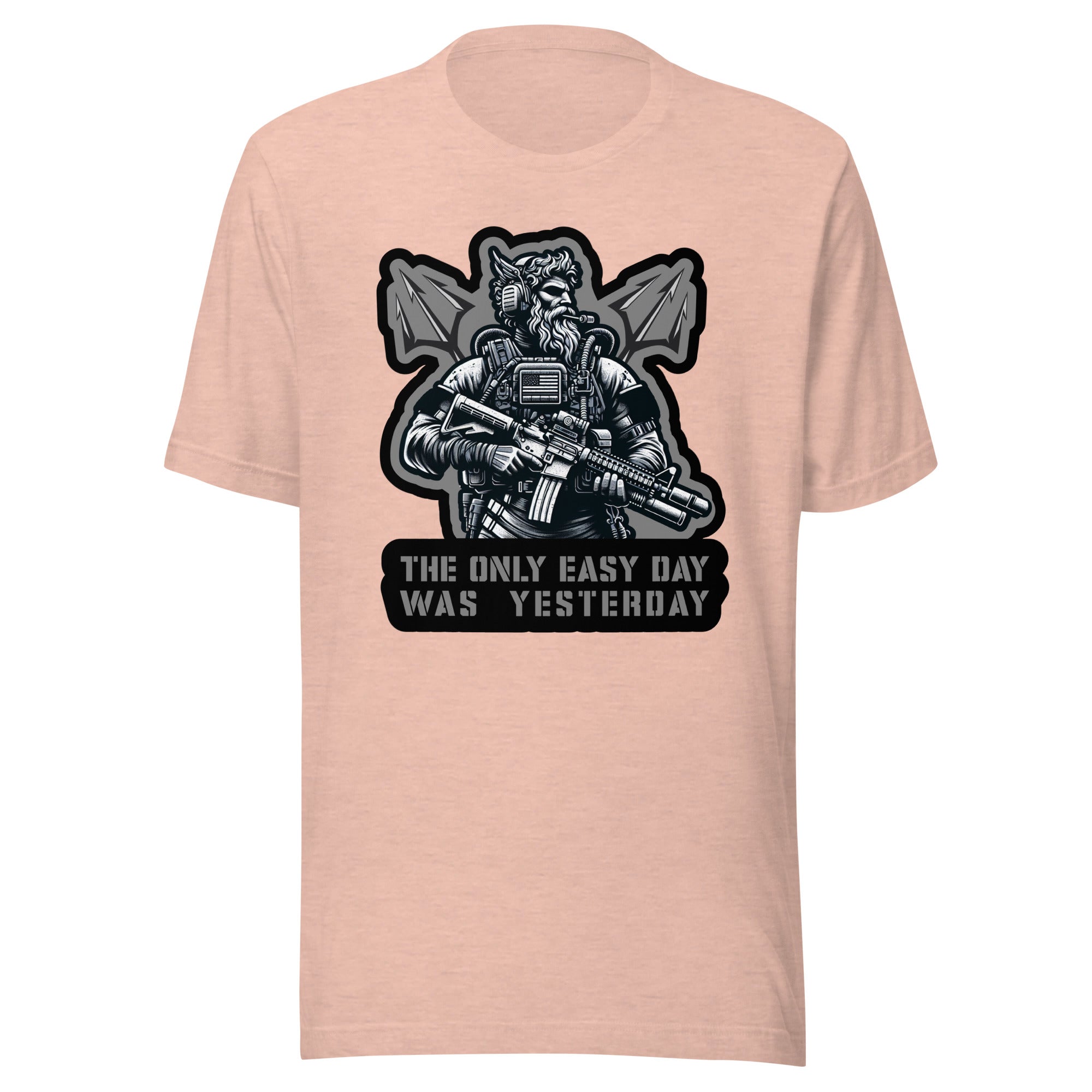 Tactical Navy Seal Triton - The Only Easy Day Was Yesterday - Unisex t-shirt Poseidon