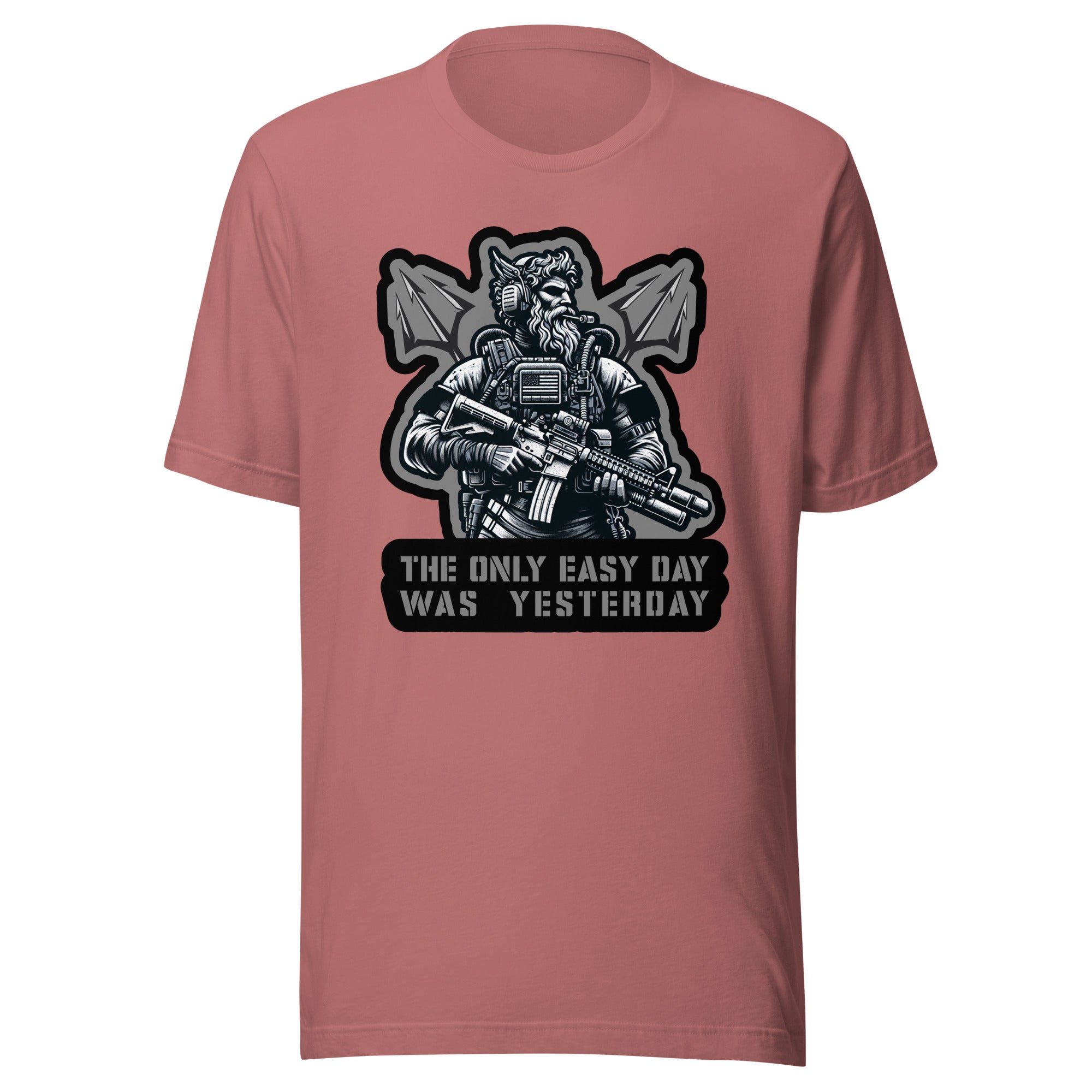 Tactical Navy Seal Triton - The Only Easy Day Was Yesterday - Unisex t-shirt Poseidon