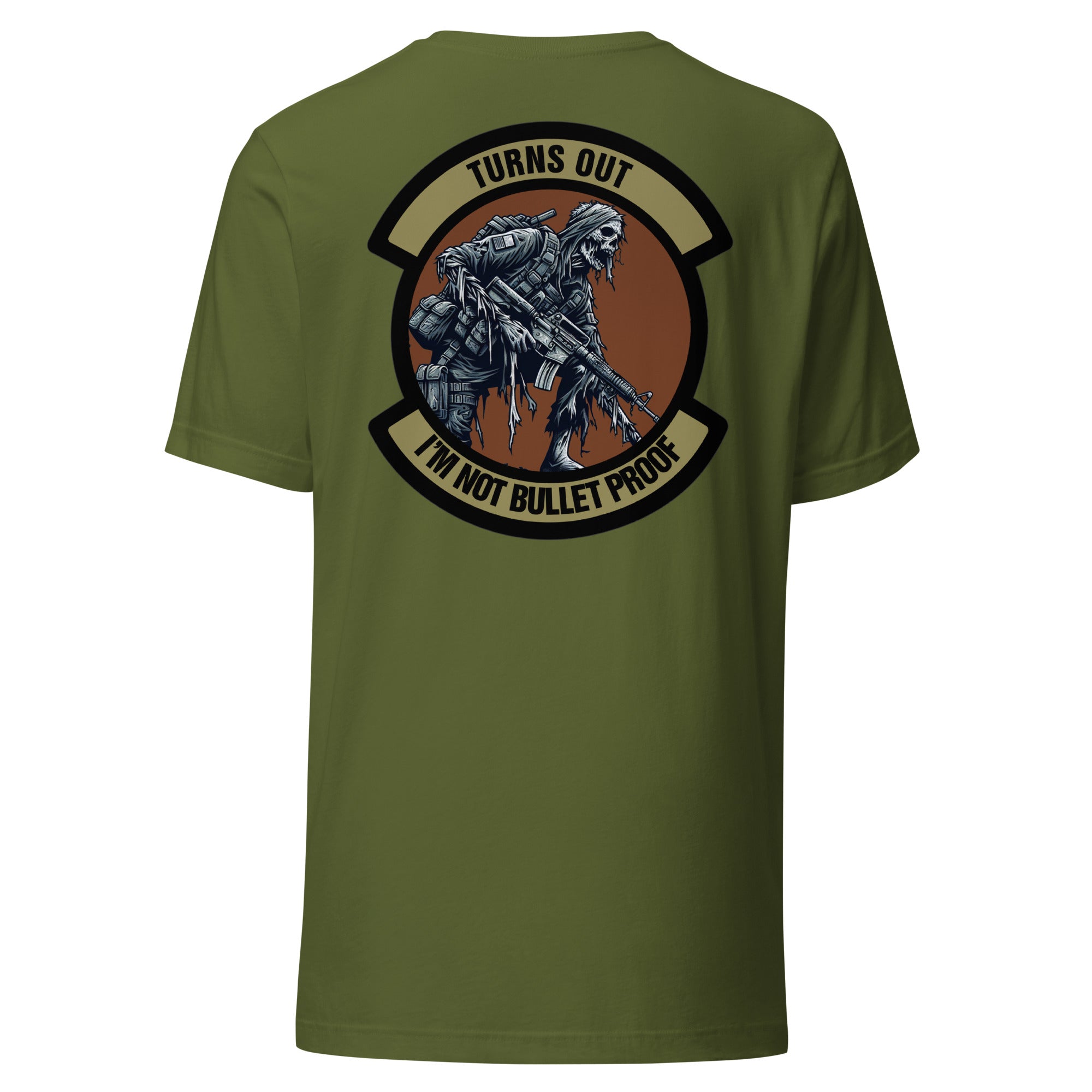 Tactical Zombie - I'm Not Bullet Proof - Pocket Logo - Unisex t-shirt