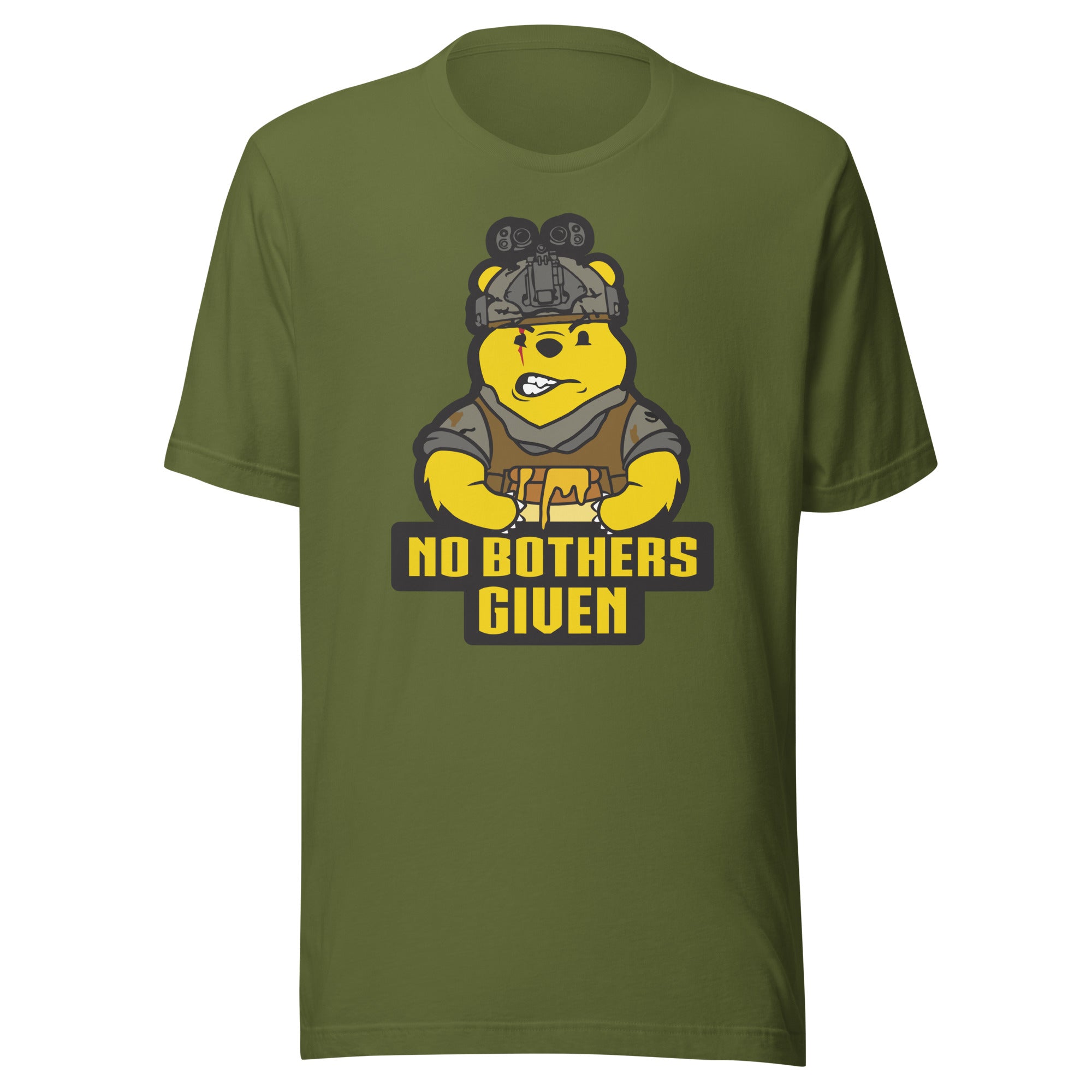 No Bothers Given Tactical Pooh Bear - Embrace the Honey Hunt- Unisex t-shirt
