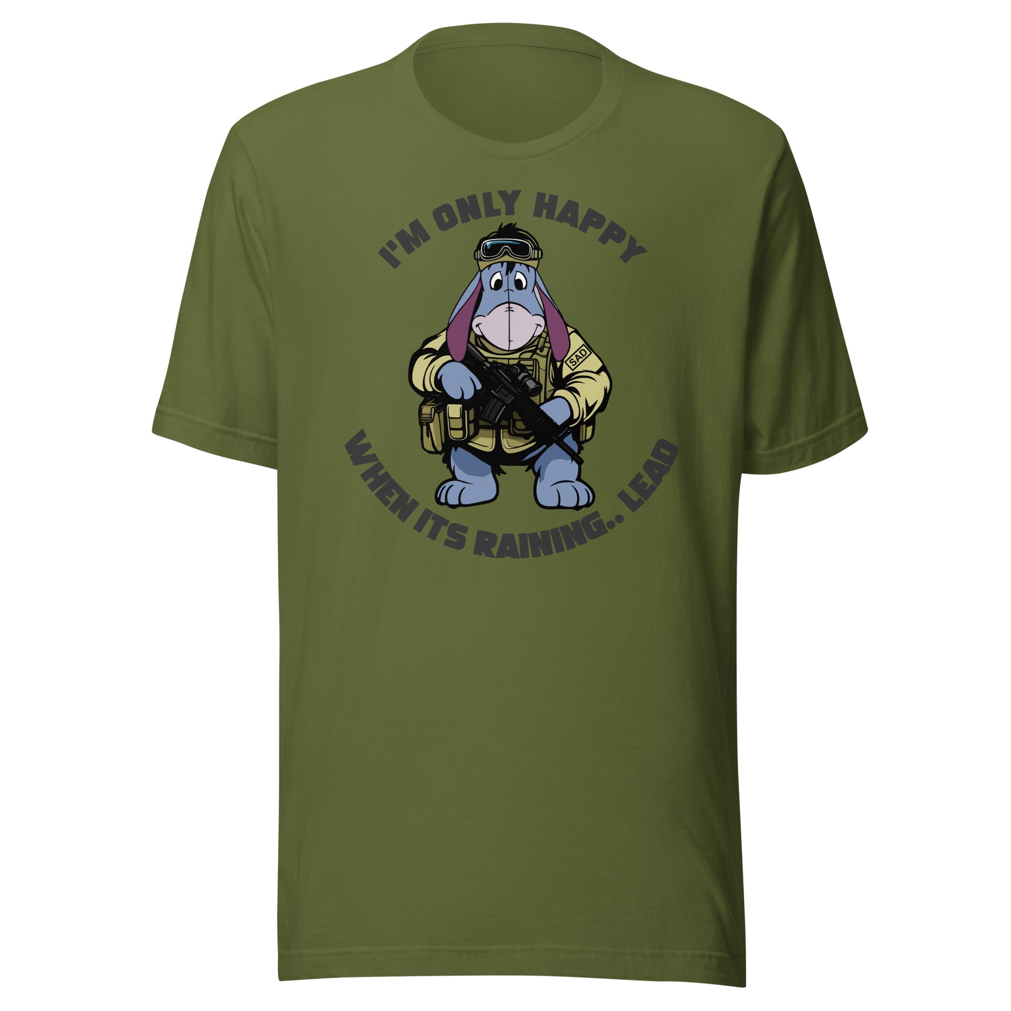 Tactical Eeyore AR - Raining Lead - Unisex t-shirt