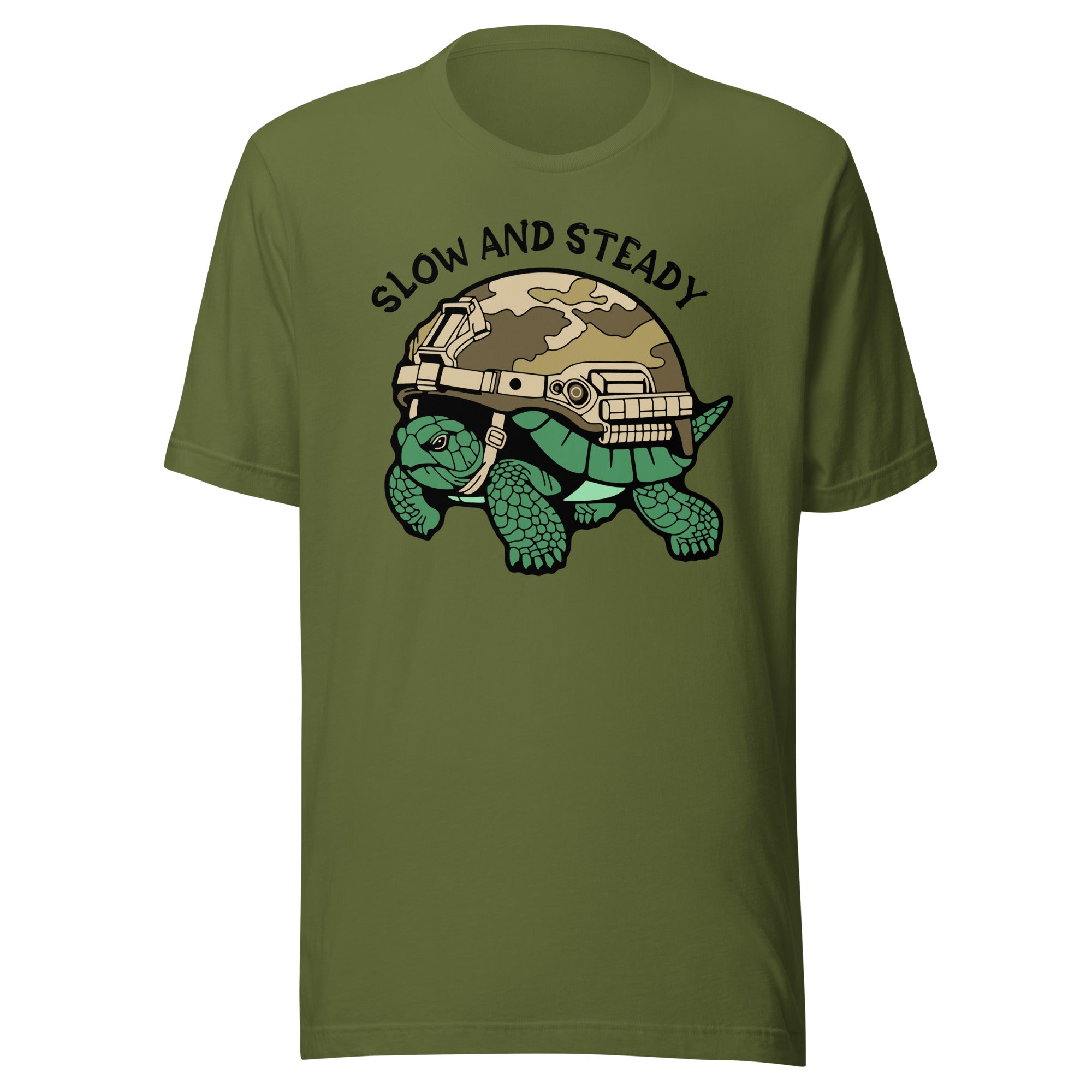 Tommy the Tactical Tortoise - Slow and Steady - Unisex t-shirt